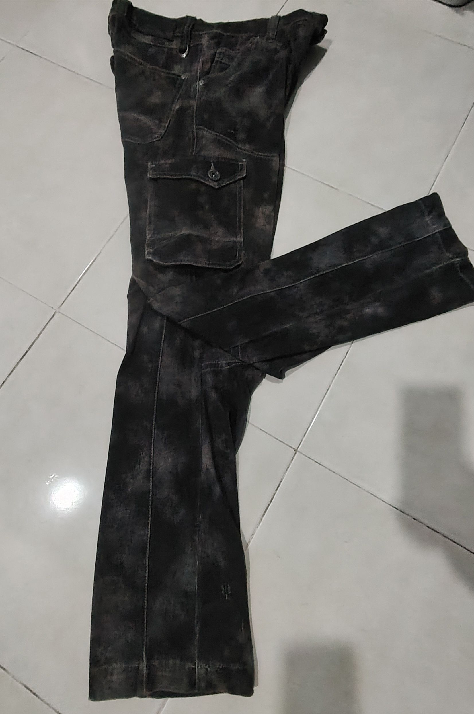Japanese Brand FieldCore Black ripped distressed vtg cargo pants Size US 32 / EU 48 - 8 Thumbnail