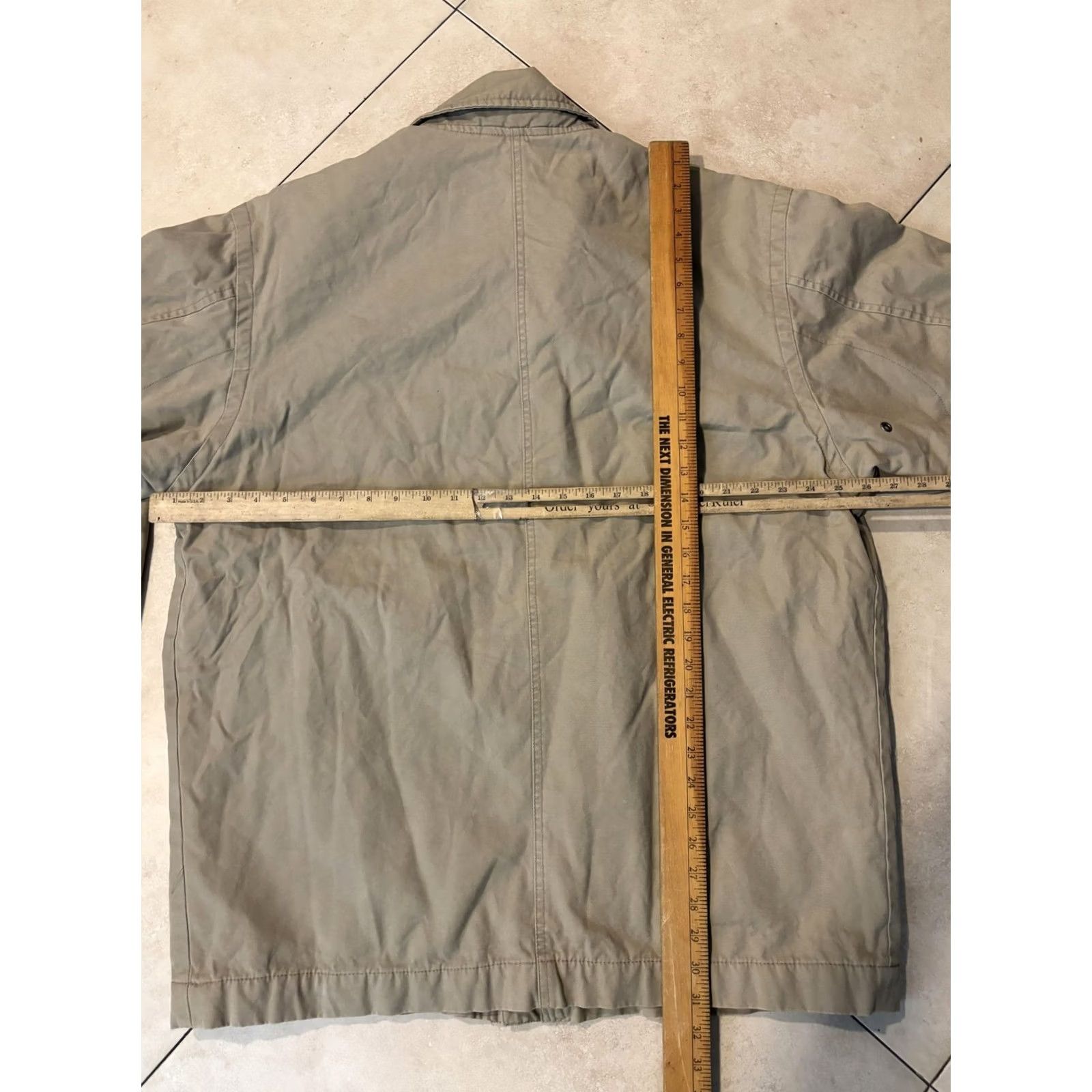 Aeropostale VINTAGE Aeropostale Jacket Mens XL Beige Canvas Military Field Hong Kong 90s Size US XL / EU 56 / 4 - 7 Thumbnail