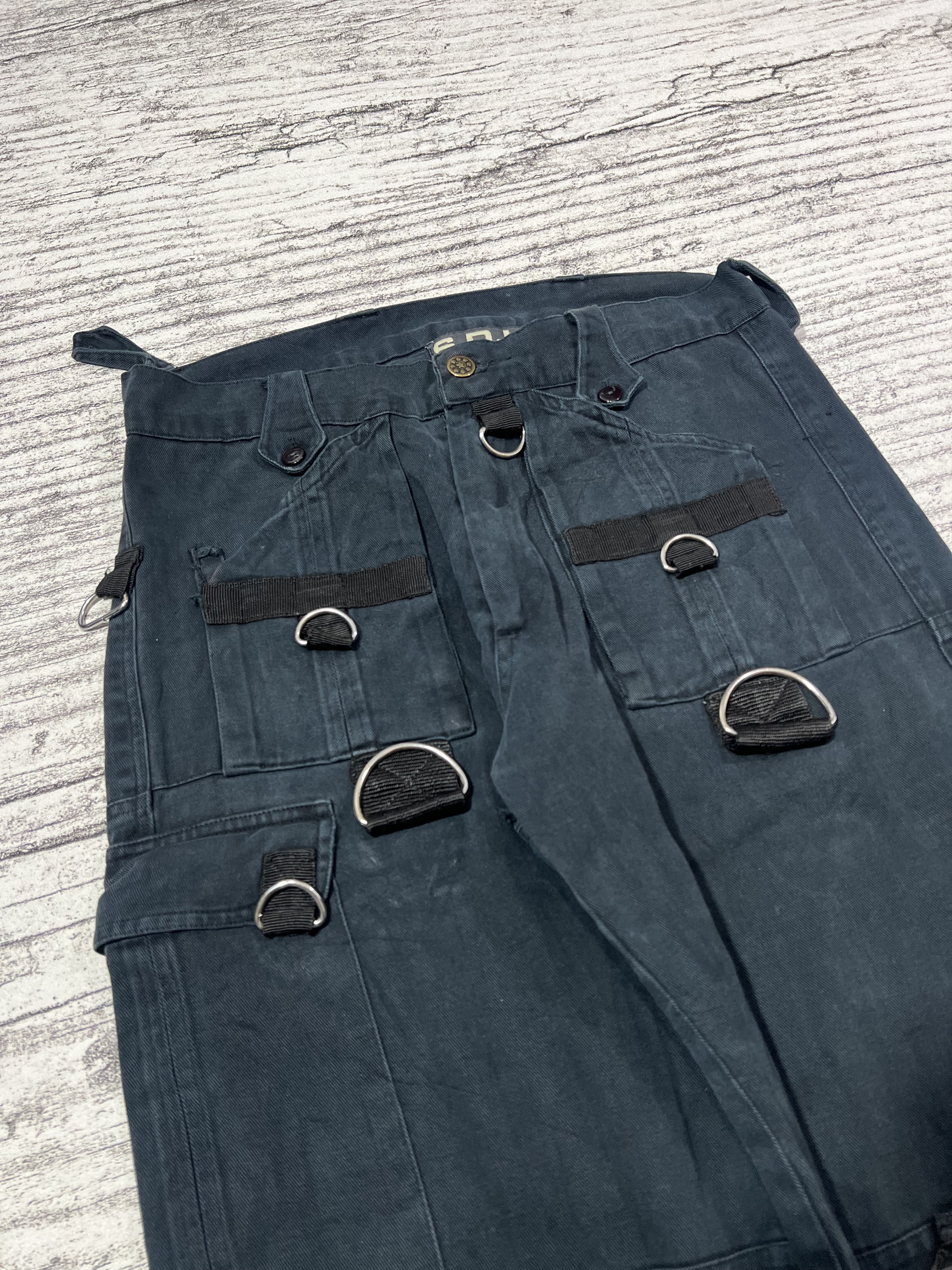 Japanese Brand 2000s Archival Hysteric Punk Biker Bootcut Flare y2k Ifsix Size US 31 - 7 Thumbnail