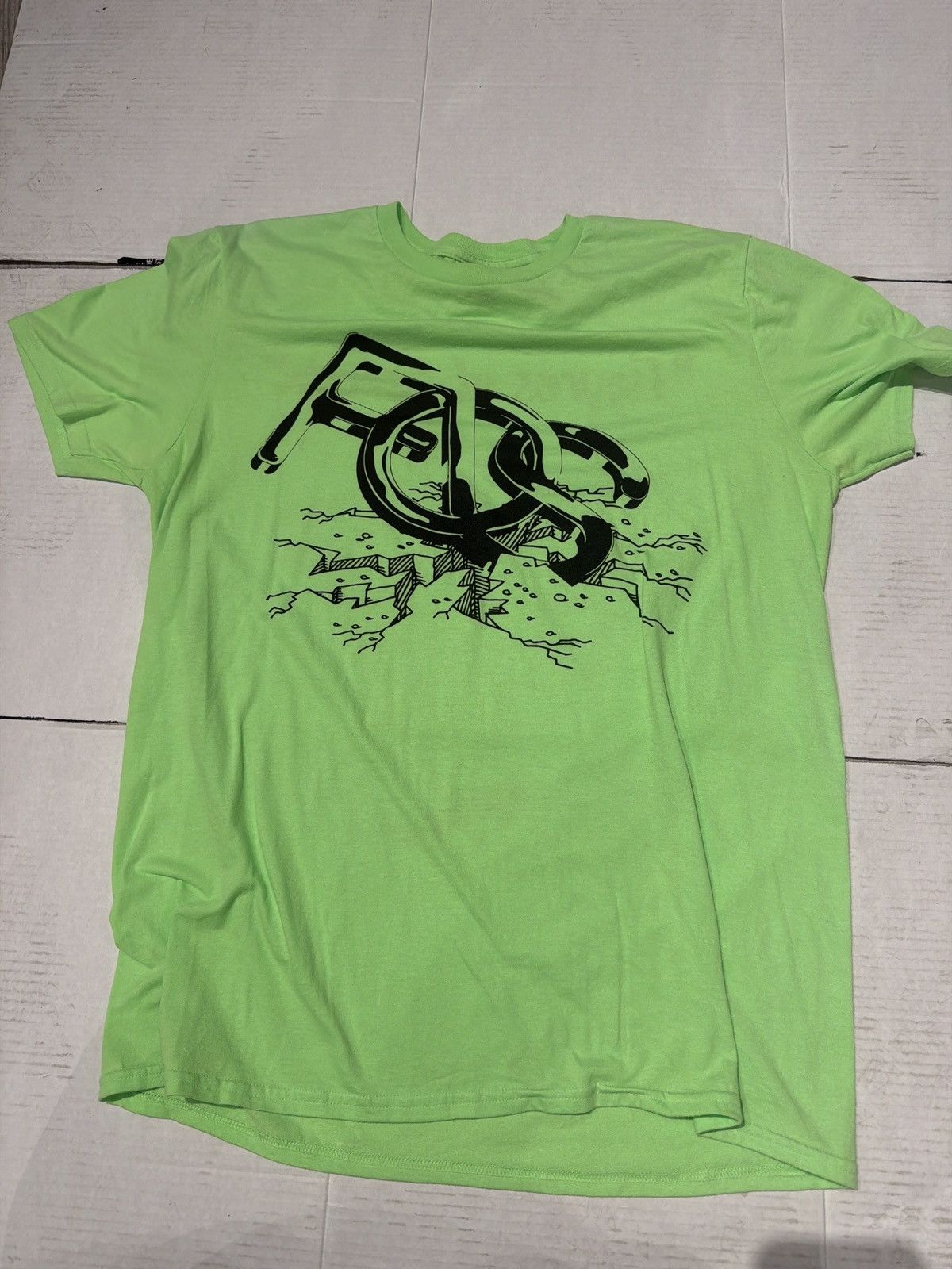 Virgil Abloh Virgil fos logo t shirt green Size US L / EU 52-54 / 3 - 1 Thumbnail