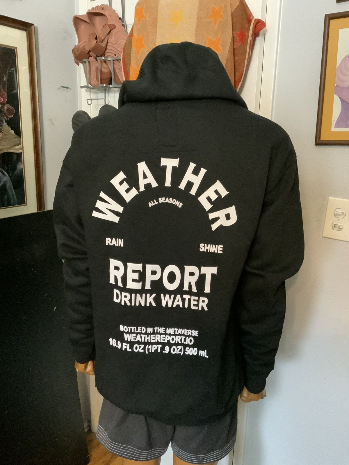 Weather Report Weather Report Drink Water All Seasons Bottled In Hoodie Size US XL / EU 56 / 4 - 10 Thumbnail