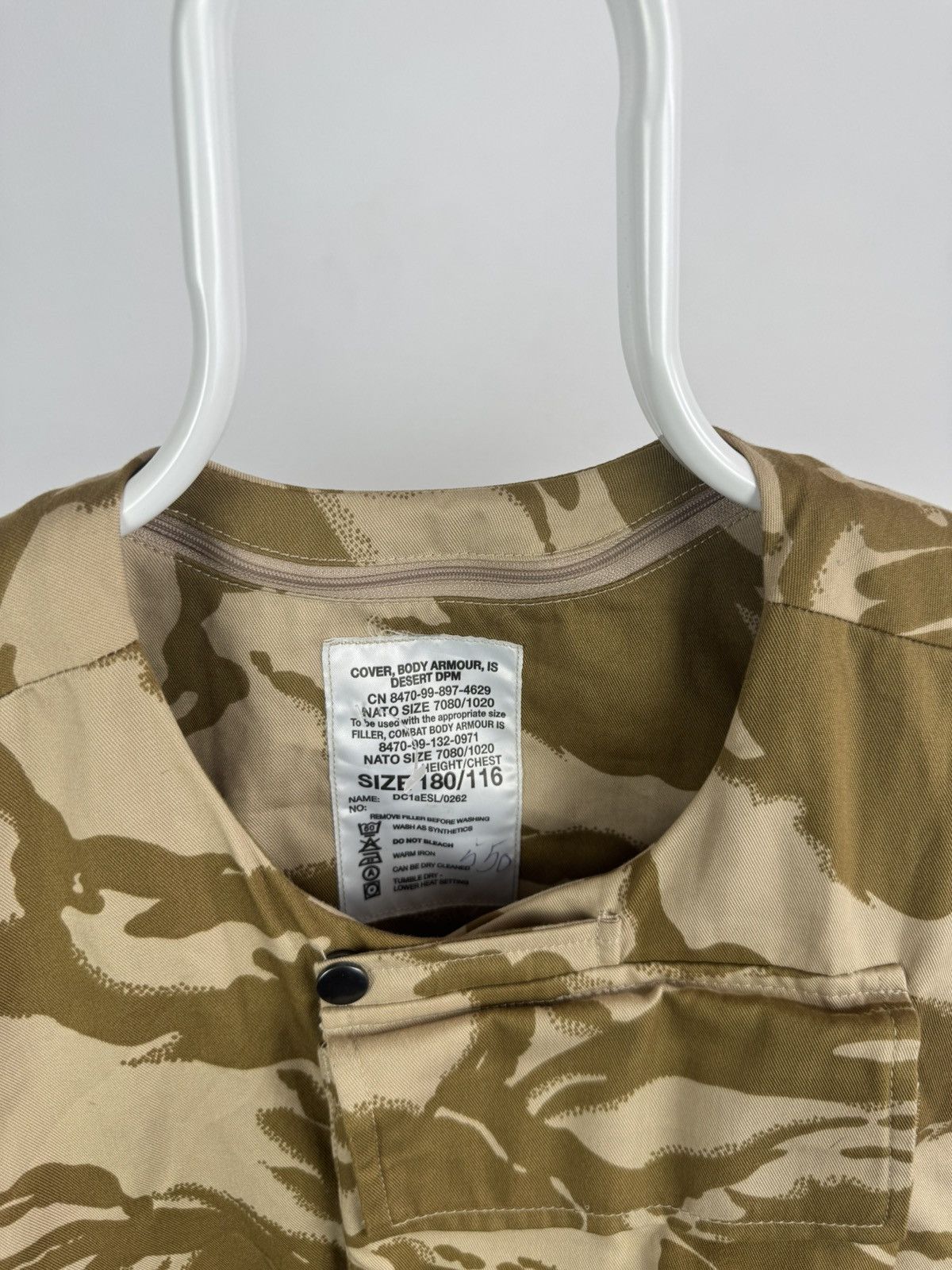Vintage Vintage British Army Cover Body Armour Desert Camo Vest Size US M / EU 48-50 / 2 - 3 Thumbnail