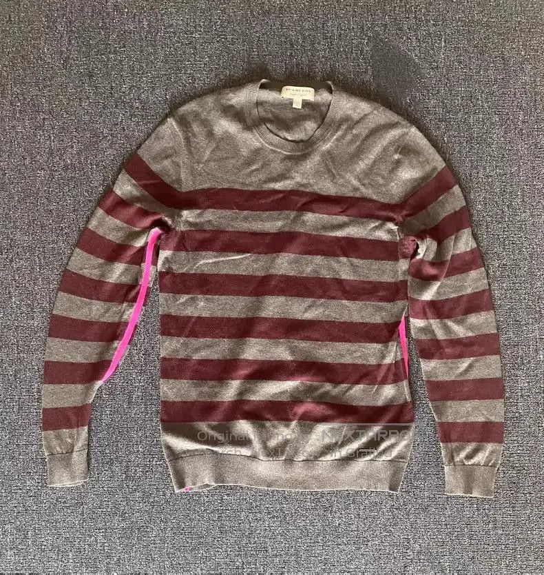 Burberry Burberry Striped Wool Blend Sweater. Size US M / EU 48-50 / 2 - 1 Thumbnail