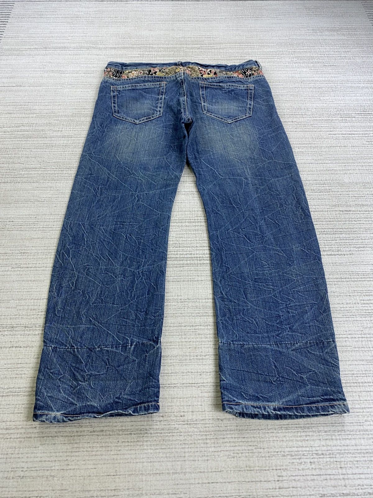 If Six Was Nine × Japanese Brand × Vintage Vintage Japanese Brand Rare Design Denim Pants Size US 39 - 3 Thumbnail
