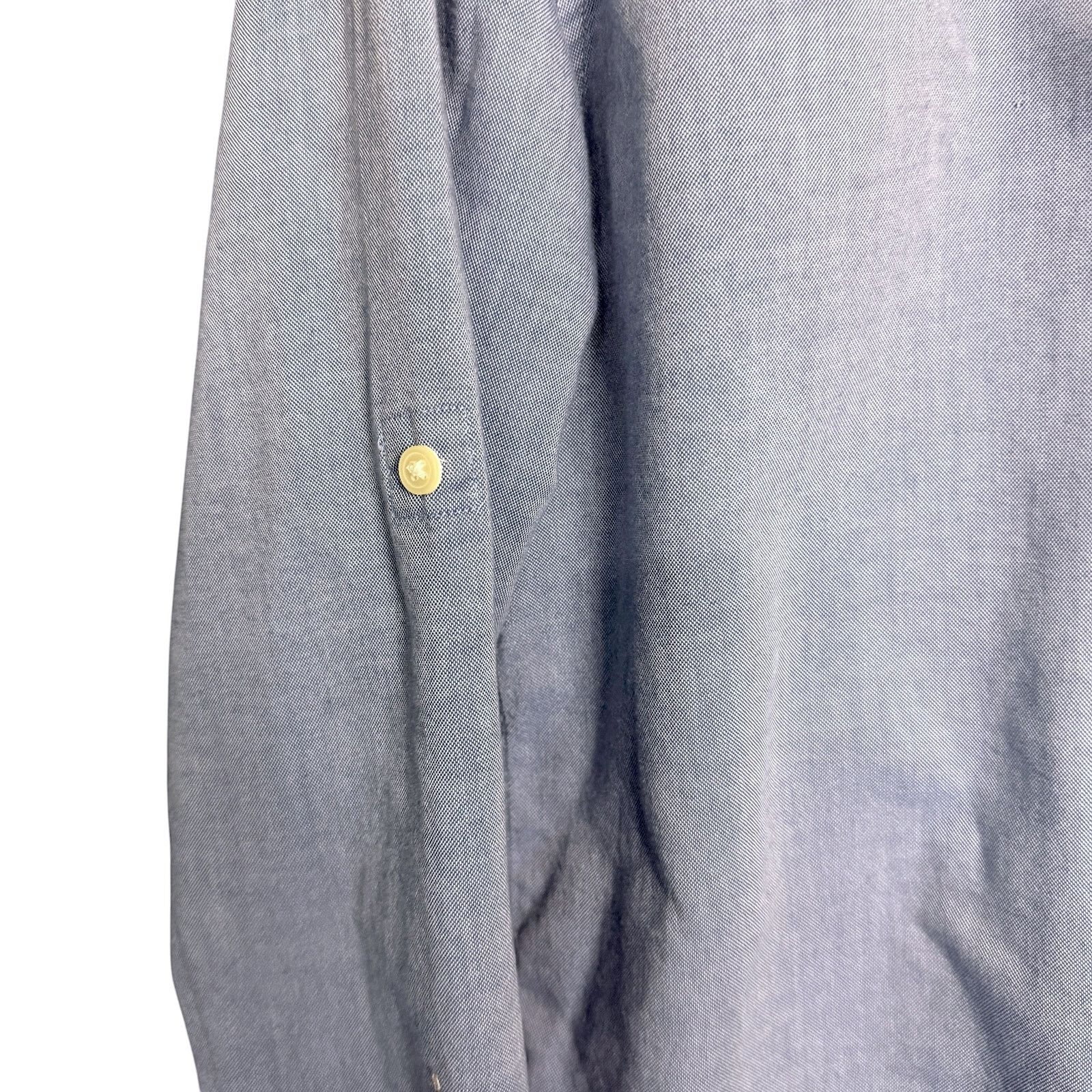 John Varvatos John Varvatos USA Light Blue Peace Logo Men's M Button Down Size US M / EU 48-50 / 2 - 7 Thumbnail