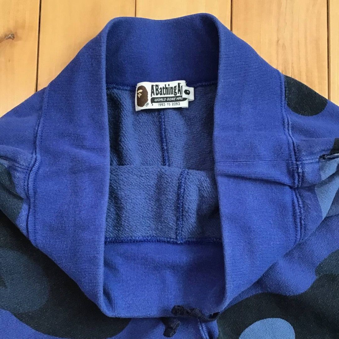 Bape BAPE Giant Blue Camo Sweat Shorts a bathing ape ★size S Size US 30 / EU 46 - 5 Thumbnail