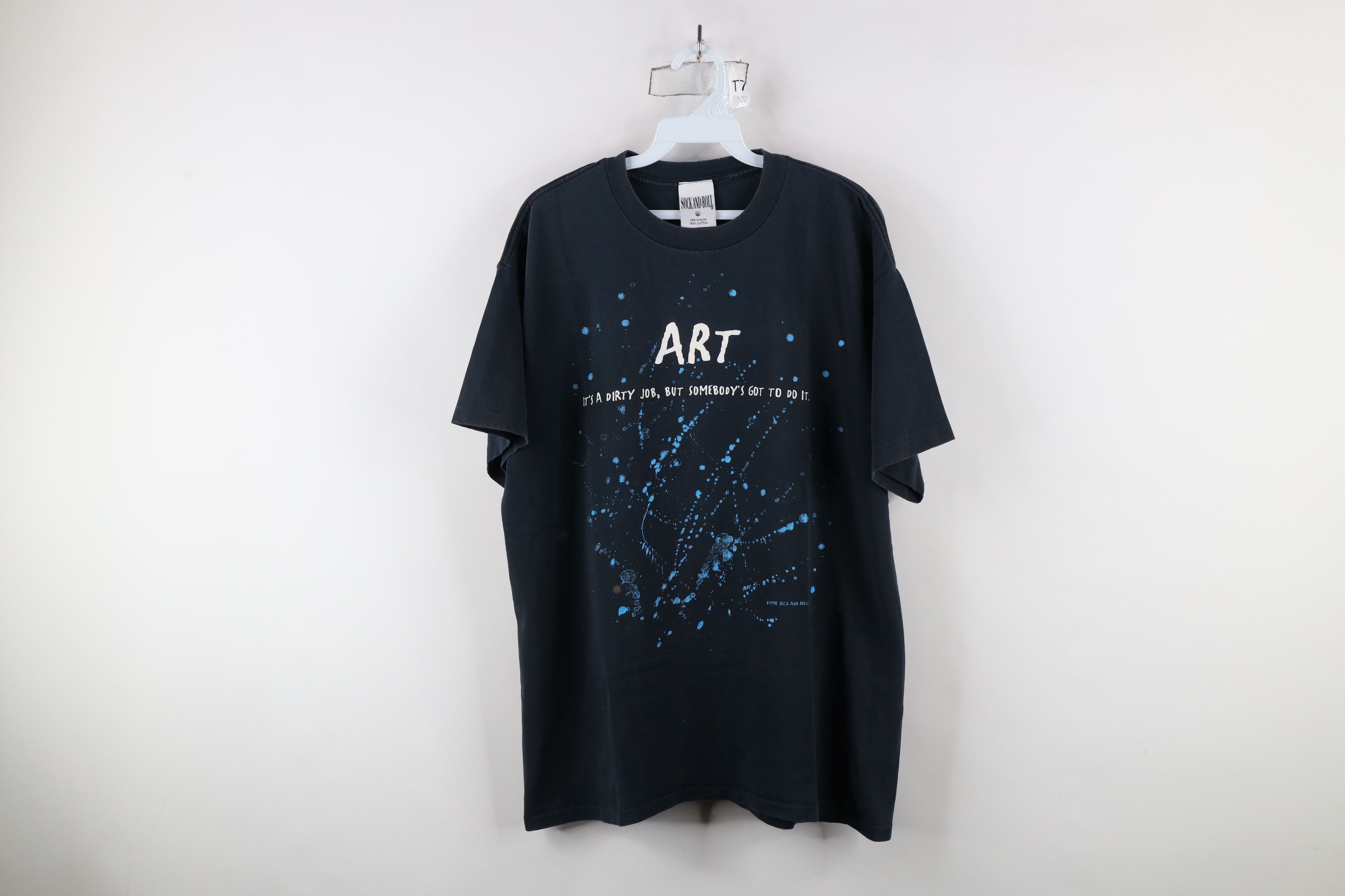 Vintage Vintage 90s Streetwear Out Art It's A Dirty Job T-Shirt USA Size US XL / EU 56 / 4 - 1 Thumbnail