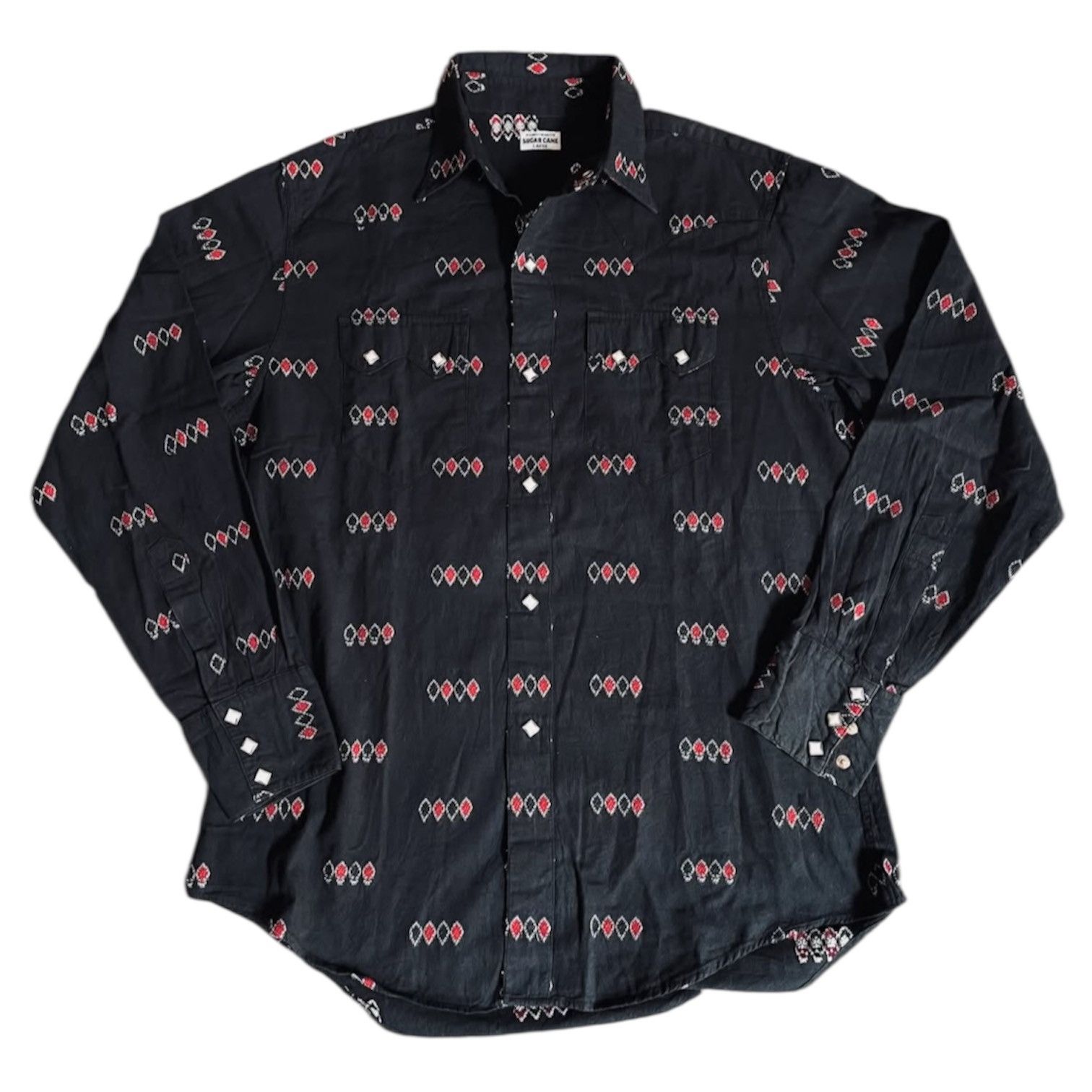 Sugar Cane 2000s Sugar Cane by Toyo Enterprise Pattern Button Shirt Size US L / EU 52-54 / 3 - 1 Thumbnail