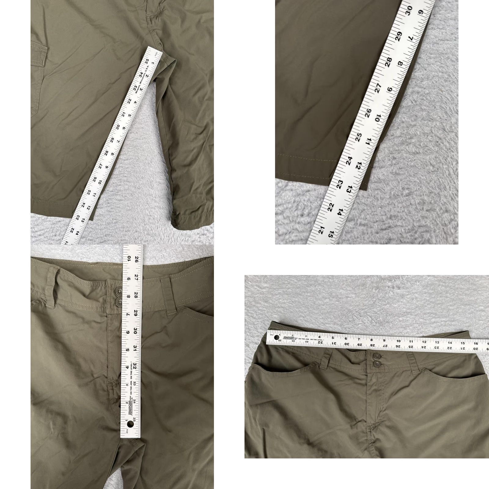 Patagonia Patagonia Pants Womens 8 Green Capri Hiking Cargo Pockets Quick Dry Stretch 13" Womens Capris Size 30" / US 8 / IT 44 - 8 Thumbnail