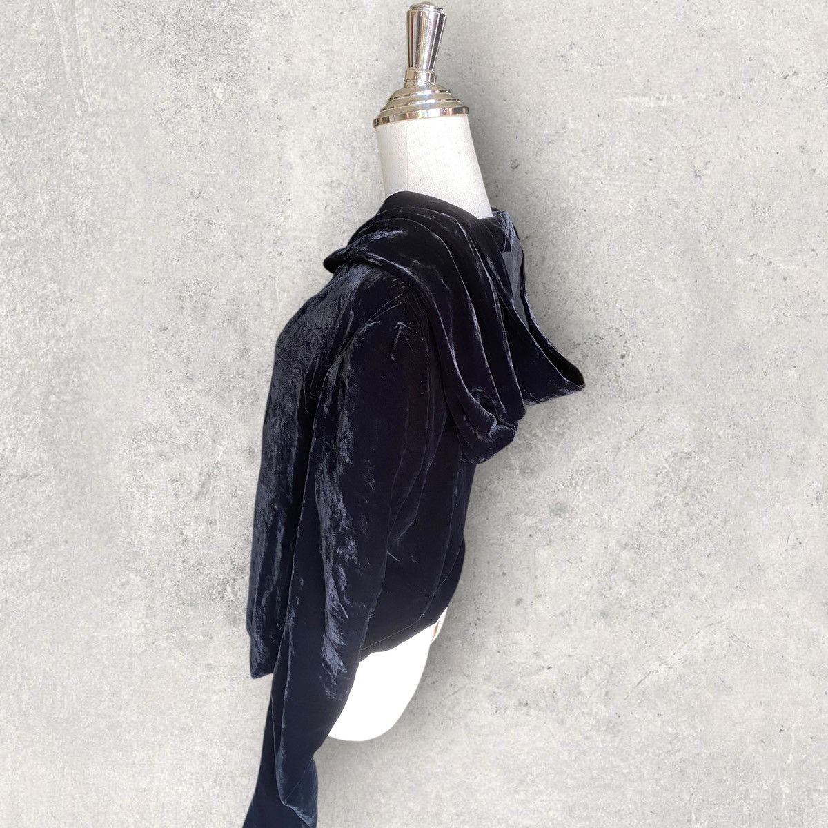 Rick Owens Rick Owens Main Line Velvet Hoodie Size M / US 6-8 / IT 42-44 - 3 Thumbnail