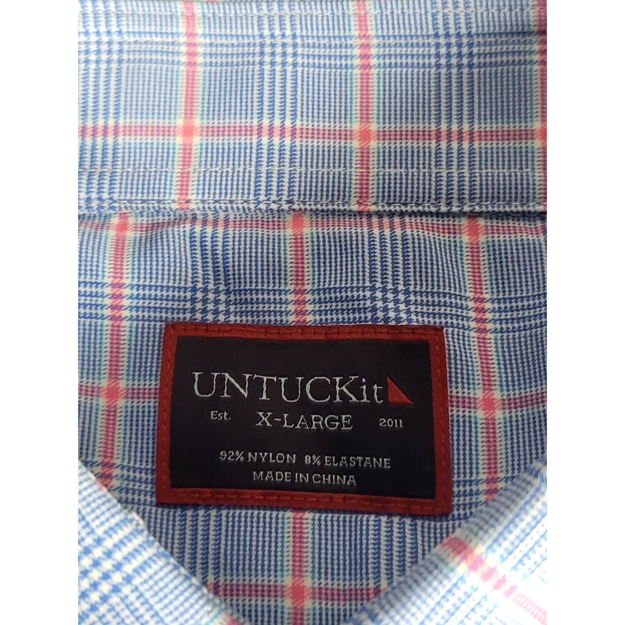 UNTUCKit Untuckit Aubon Button Up Shirt Men Sz XL Striped Flannel Cot Size XL / US 12-14 / IT 48-50 - 6 Thumbnail