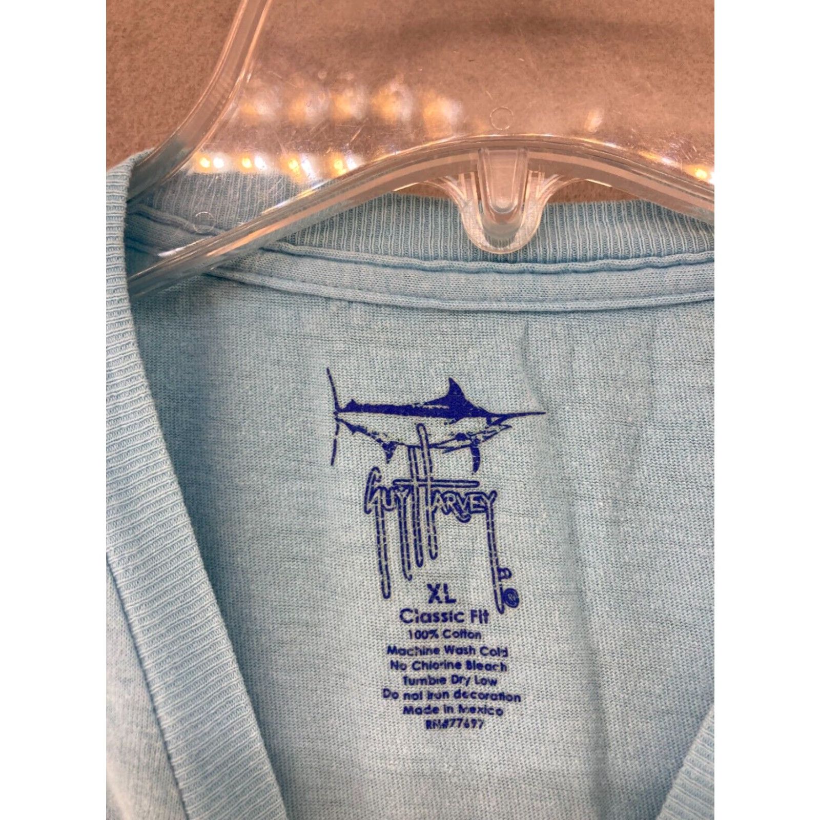Guy Harvey Guy Harvey T Shirt Mens XL Blue Fish Beach Graphic Print Crew Neck Shirt XL Mens Blue Fisherman Theme 90s (if applicable) Size US XL / EU 56 / 4 - 6 Thumbnail