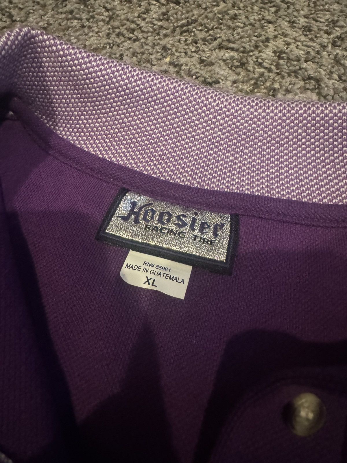 Vintage Hoosier tire racing golf style polo xl Size US XL / EU 56 / 4 - 2 Thumbnail