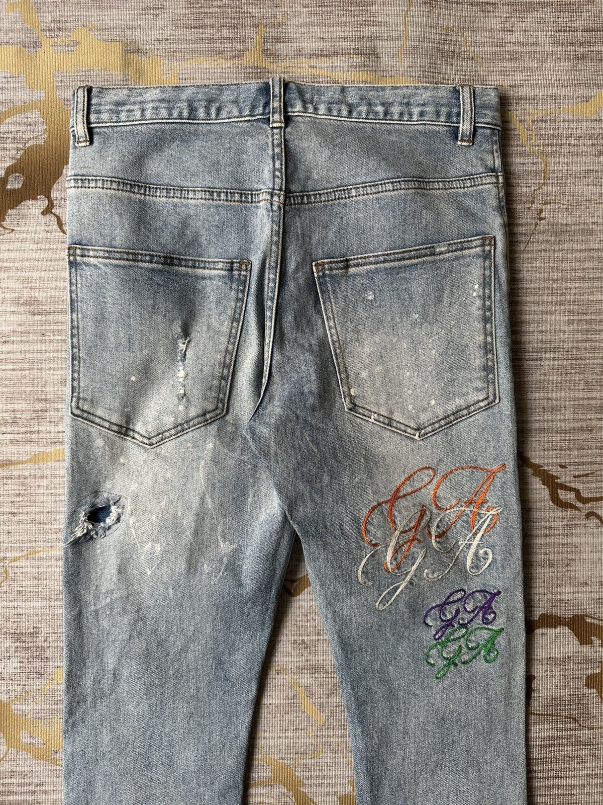 JACKROSE Gallis Addiction X Jackrose Distressed Denim Size US 30 / EU 46 - 12 Thumbnail