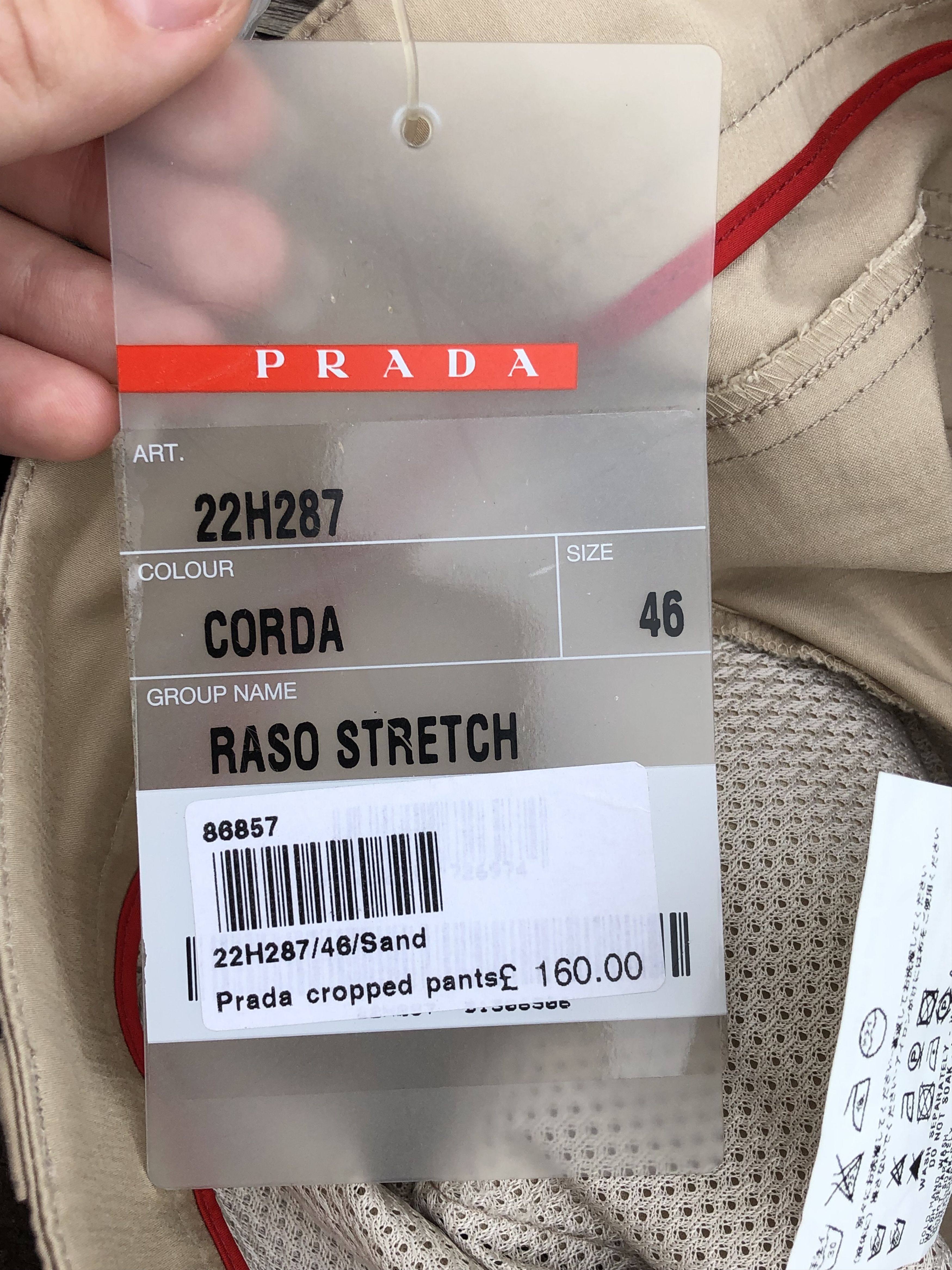 Prada Vintage Prada Raso Stretch Cropped Pants Red Label Size 46 Size 32" / US 10 / IT 46 - 7 Thumbnail