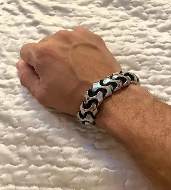 Jewelry Hadate x Ishii Dragon Skin Shape Chain Bracelet Size ONE SIZE - 8 Thumbnail