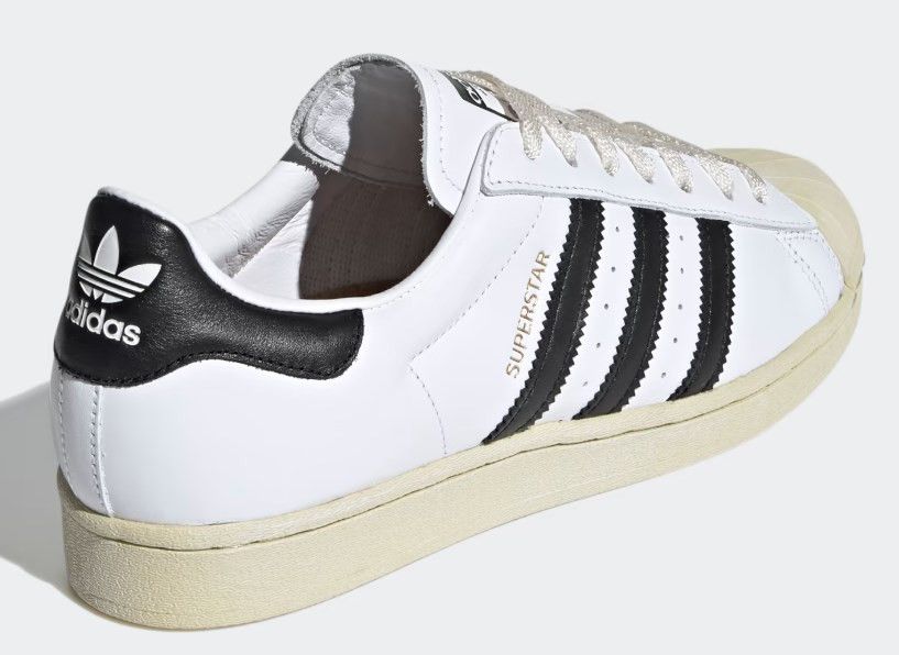 Adidas Adidas Superstar White Black Aged Sole [FV2831] US Men's 9.5 Size US 9.5 / EU 42-43 - 8 Thumbnail