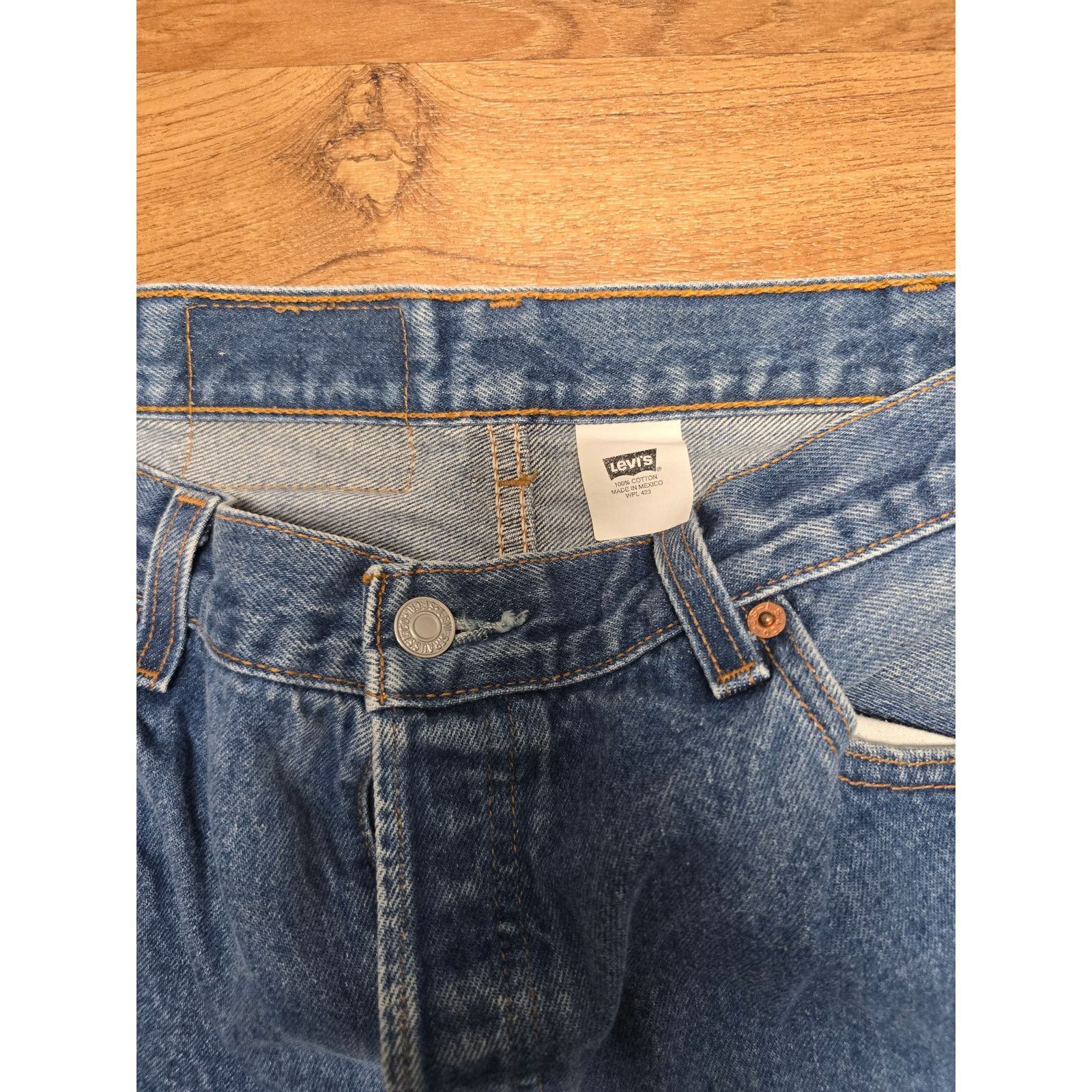Levi's Vintage Levi's 501XX Jeans 40x34 Straight Leg Blue Denim Size US 40 / EU 56 - 5 Thumbnail