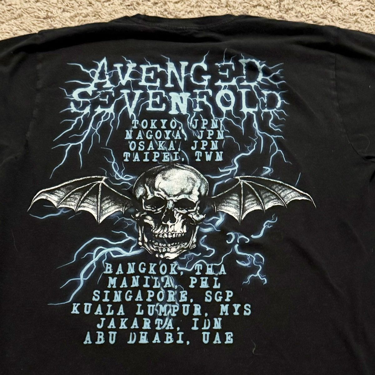 Band Tees AVENGED SEVENFOLD TOUR TEE! Size US M / EU 48-50 / 2 - 6 Thumbnail