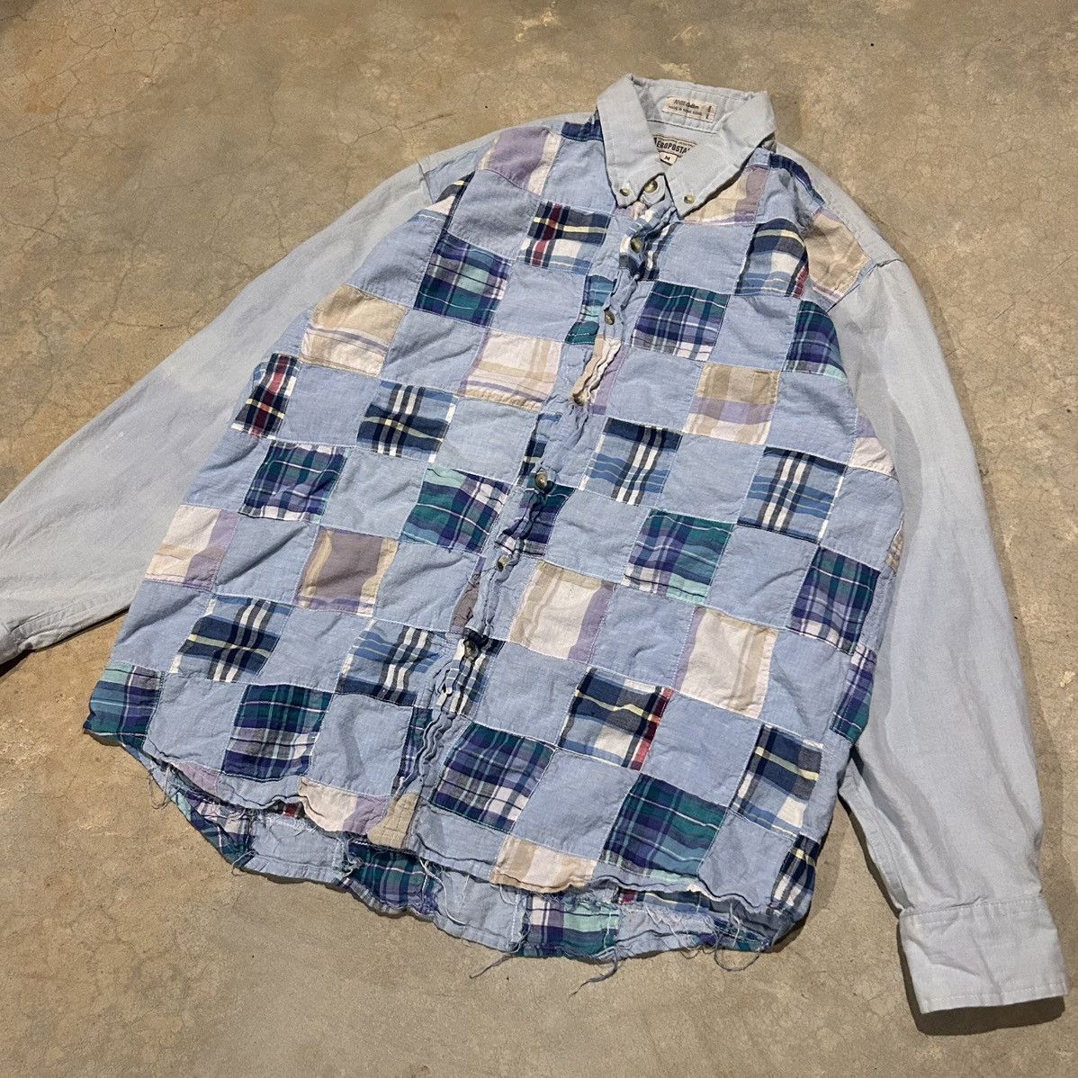 Aeropostale × Vintage Vintage 1980s Aeropostale Patchwork Sewn Button Up Shirt Size US M / EU 48-50 / 2 - 2 Thumbnail