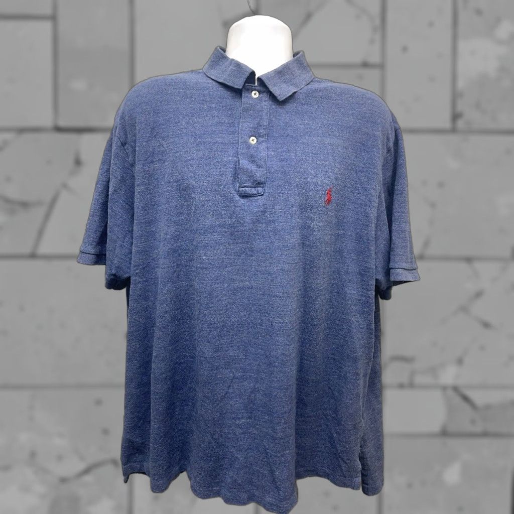Polo Ralph Lauren VINTAGE Polo Ralph Lauren Golf Polo Mens 2XL Dark Blue Shirt Mens Golf Clothing Size US XXL / EU 58 / 5 - 1 Thumbnail