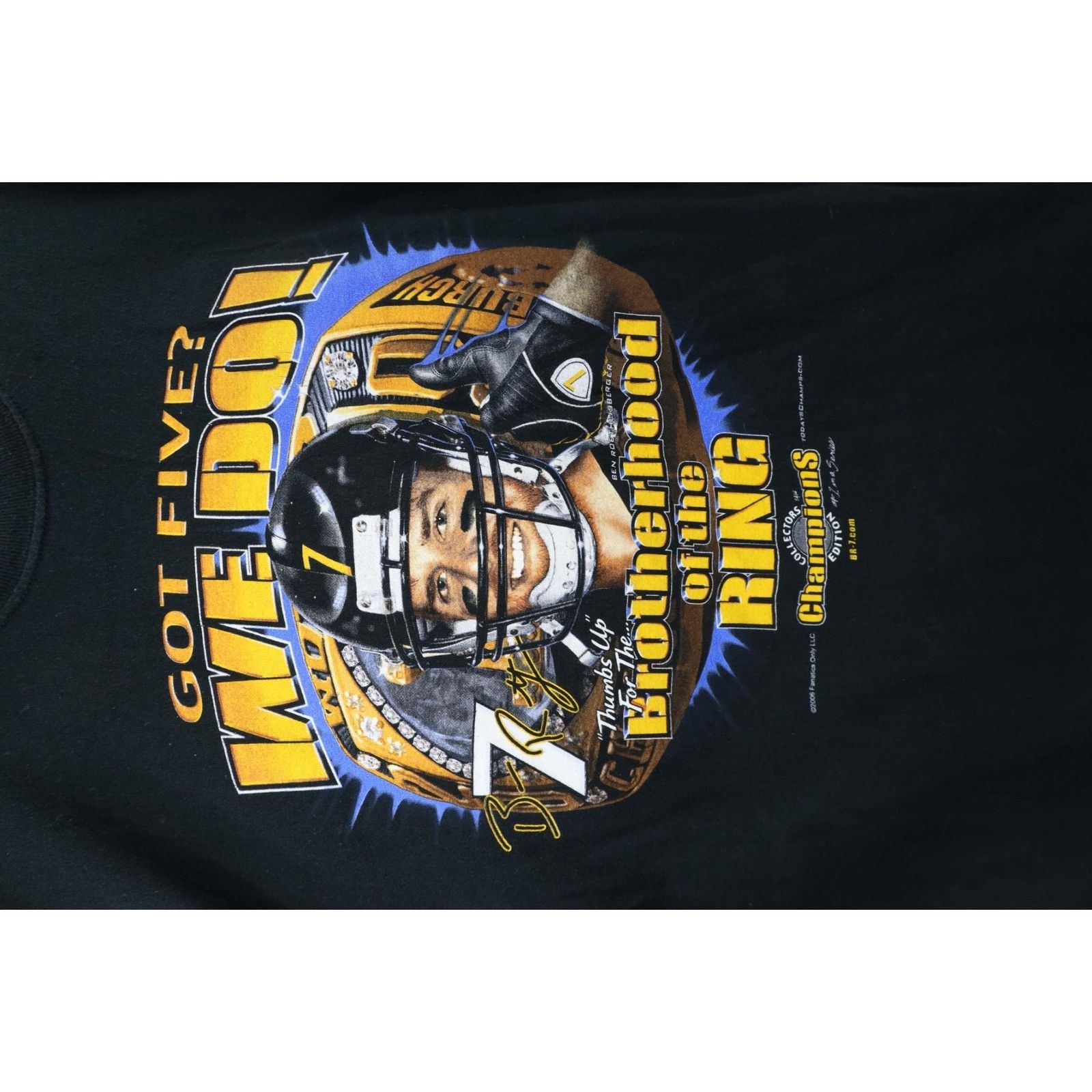 Vintage Vintage Y2K Ben Roethlisberger Pittsburgh Steelers T-Shirt Size US XL / EU 56 / 4 - 5 Thumbnail