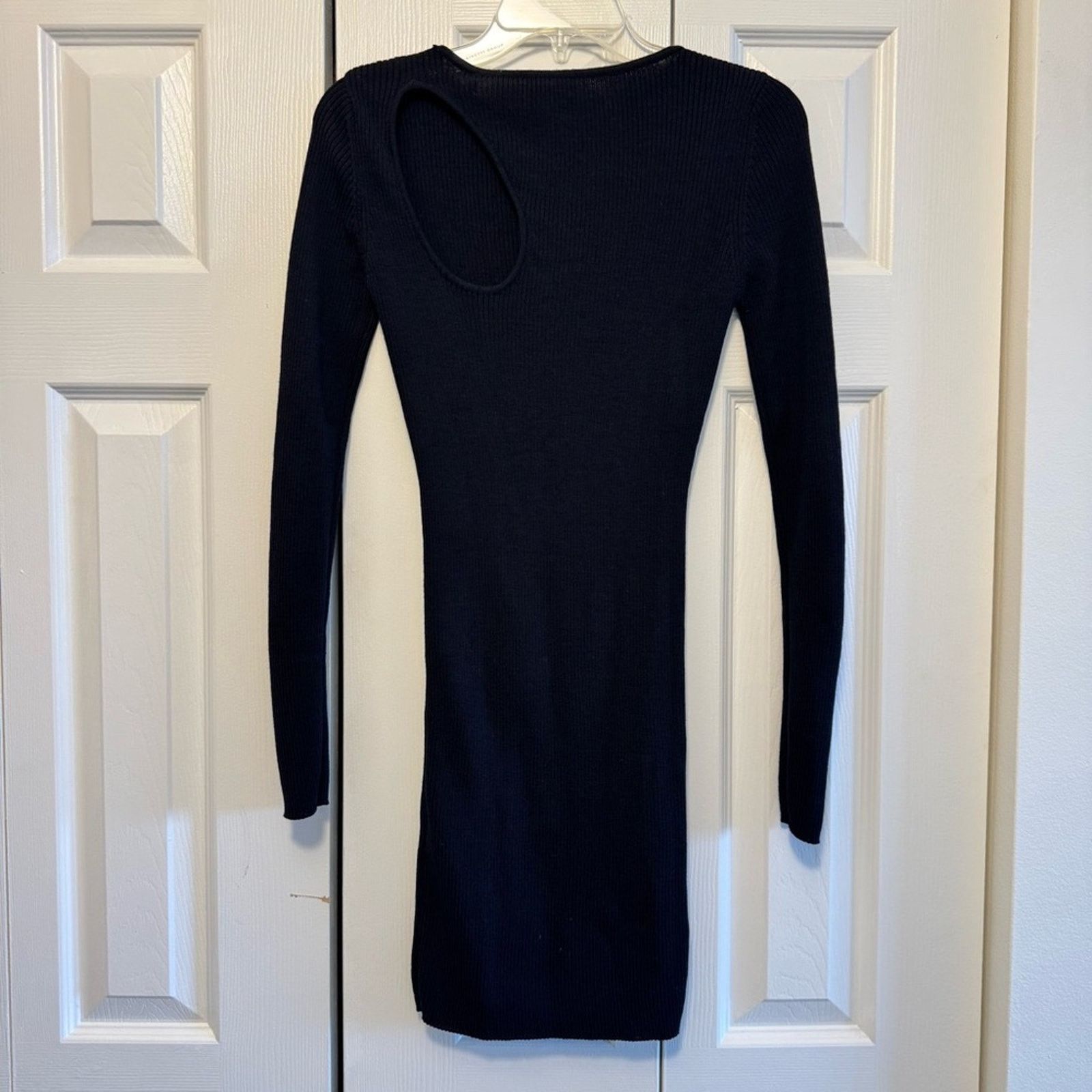 The Kooples New! The Kooples Black Wool Long Sleeve Dress, Size 1 Size S / US 4 / IT 40 - 10 Thumbnail