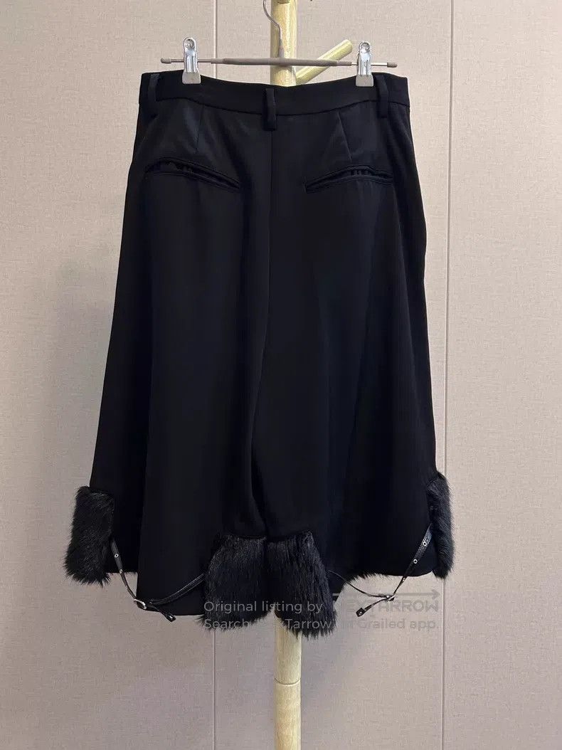 Comme des Garcons Comme des Garcons size S Black Wide Leg Culottes Size 23" - 3 Thumbnail