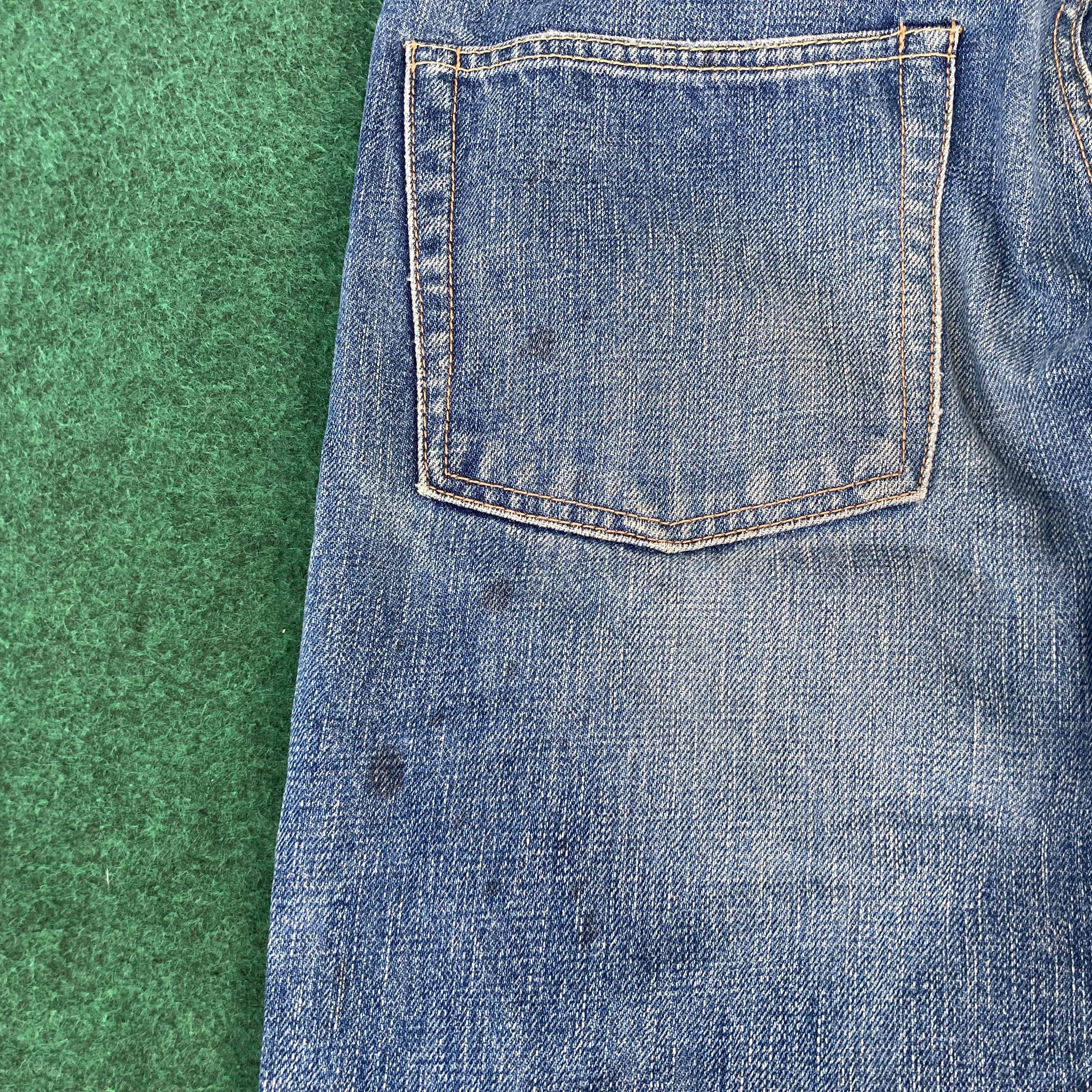 Journal Standard 30x30 Vtg Journal Standard Selvedge Faded Denim Blue Jeans Size US 30 / EU 46 - 14 Thumbnail