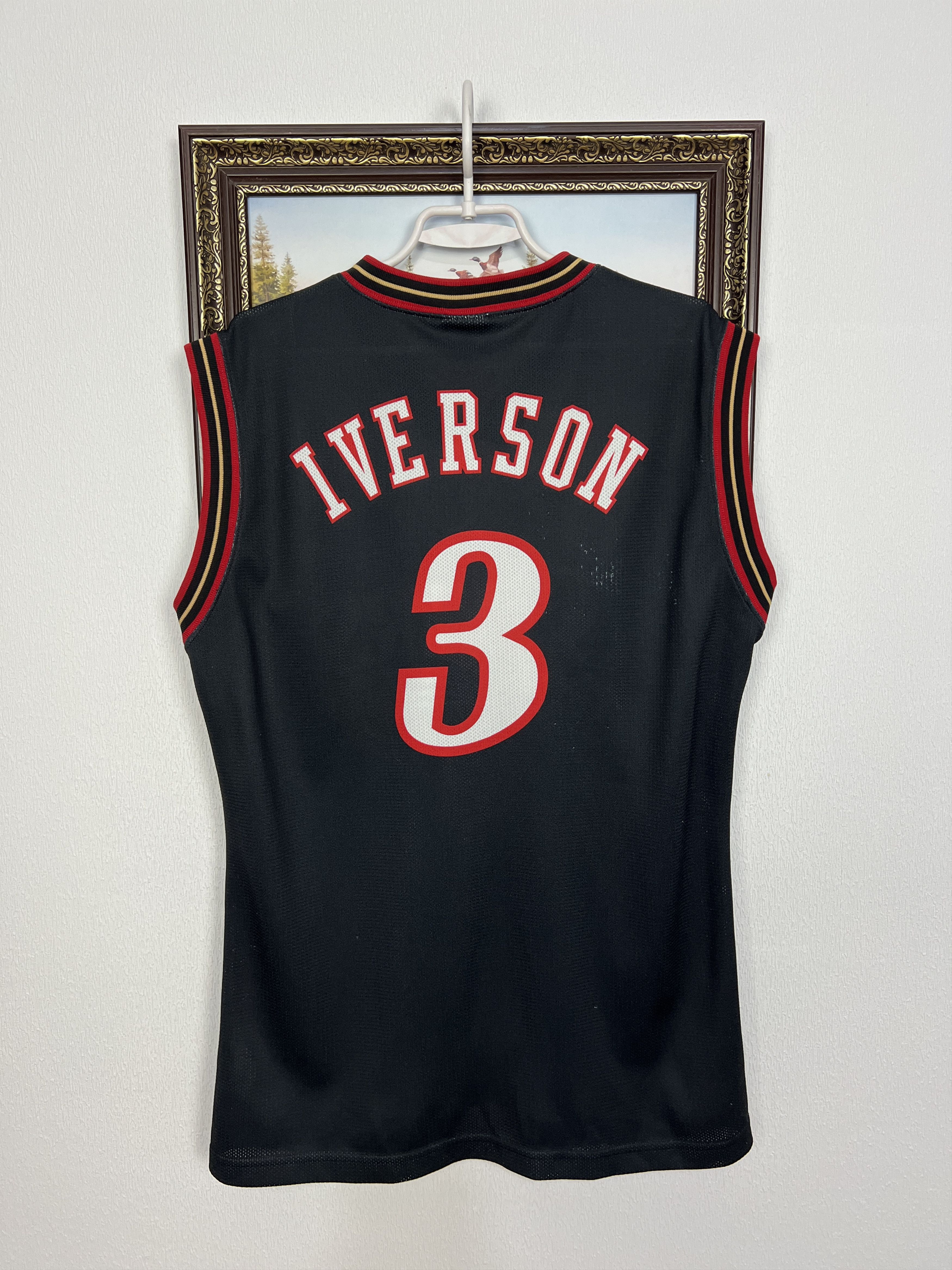 Champion Vintage Philadelphia 76ers Sixers NBA Iverson Jersey Shirt Size US L / EU 52-54 / 3 - 9 Thumbnail