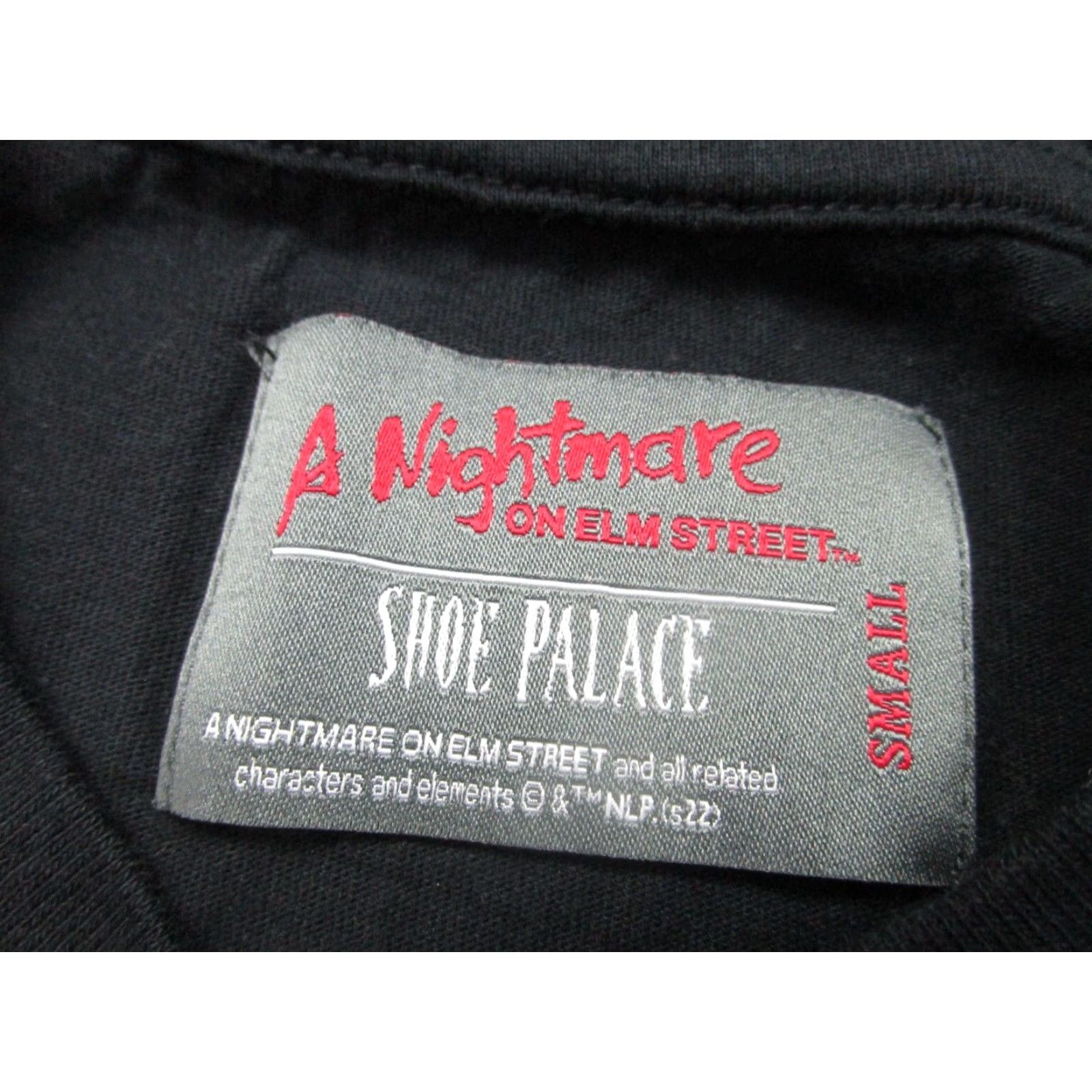 Vintage Shoe Palace Freddy Krueger Long Sleeve T-Shirt Mens Small Black Nightmare on Elm Street Horror Size US S / EU 44-46 / 1 - 7 Thumbnail