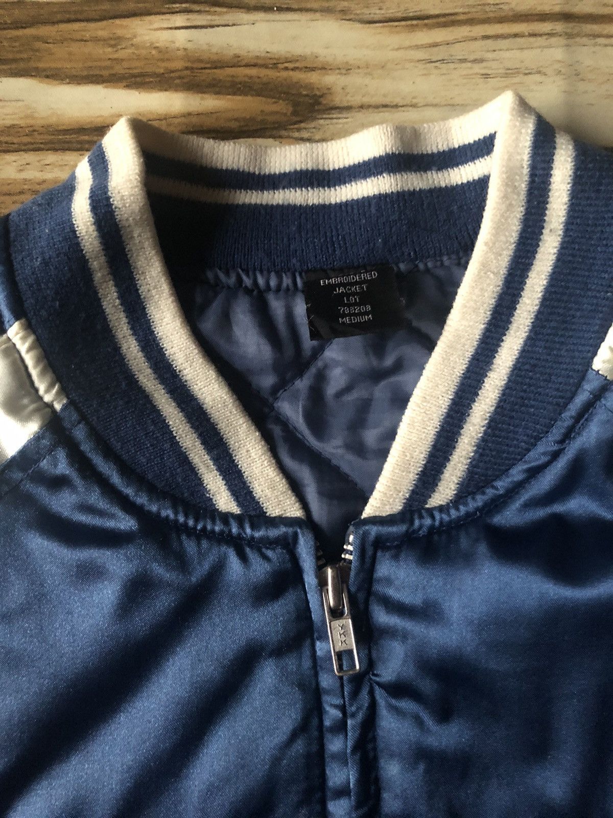 Japanese Brand Vintage Maceye Tiger Embroidery Sukajan Blue Japan Size US M / EU 48-50 / 2 - 6 Thumbnail
