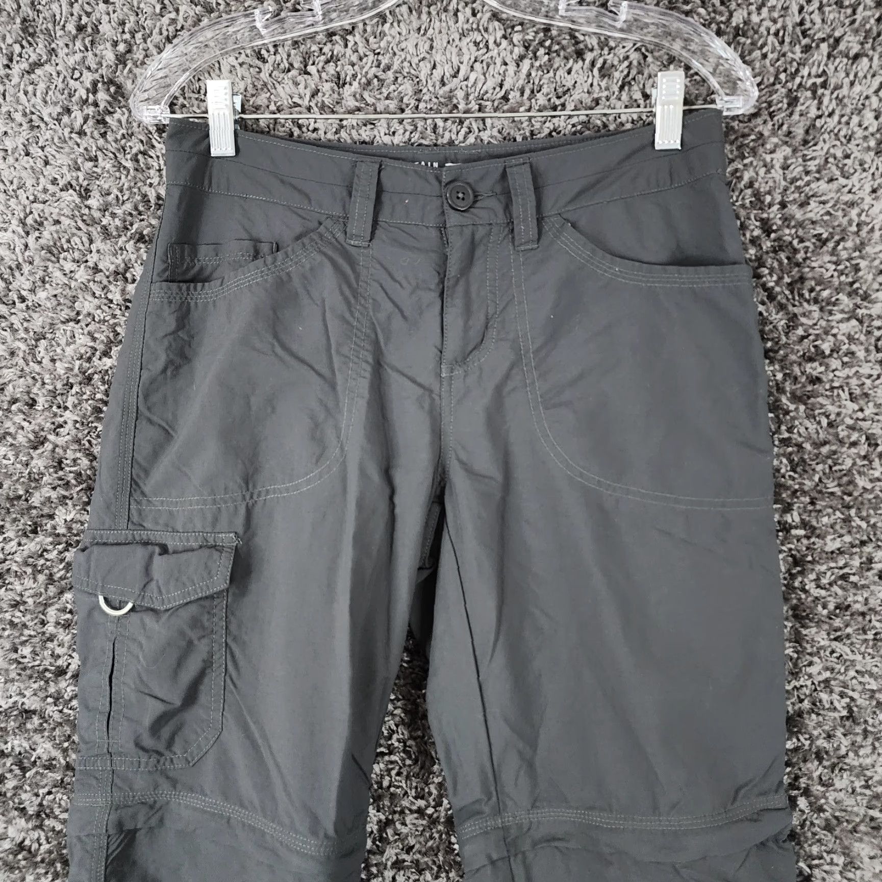 Mountain Hardwear VINTAGE Mountain Hardwear Women's Cargo Convertible Hiking Pants Size 6 Gray Outdoor Camping Size 28" / US 6 / IT 42 - 2 Thumbnail
