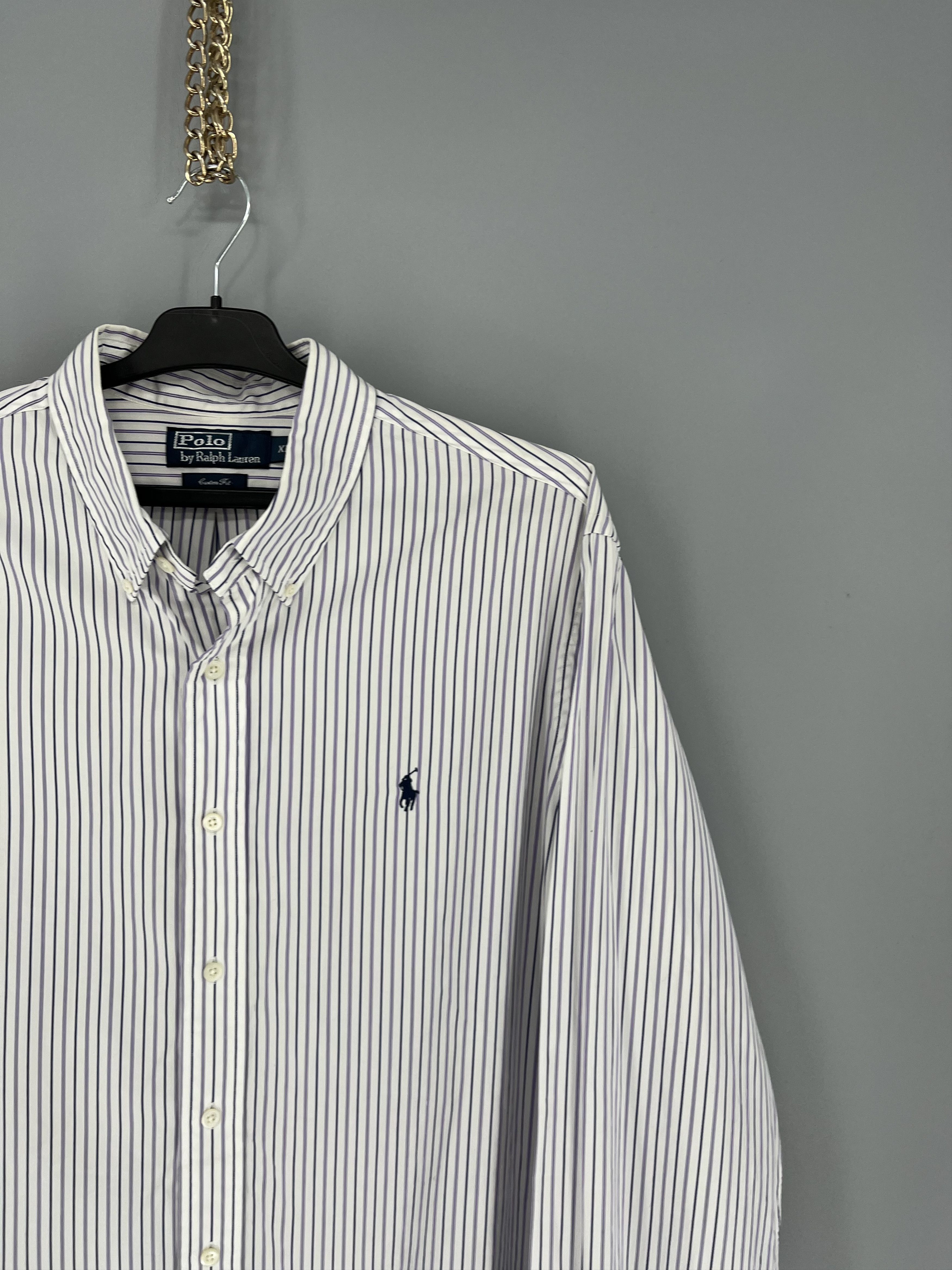 Ralph Lauren Vintage striped shirt polo Ralph Lauren size XL rare Size US XL / EU 56 / 4 - 5 Thumbnail