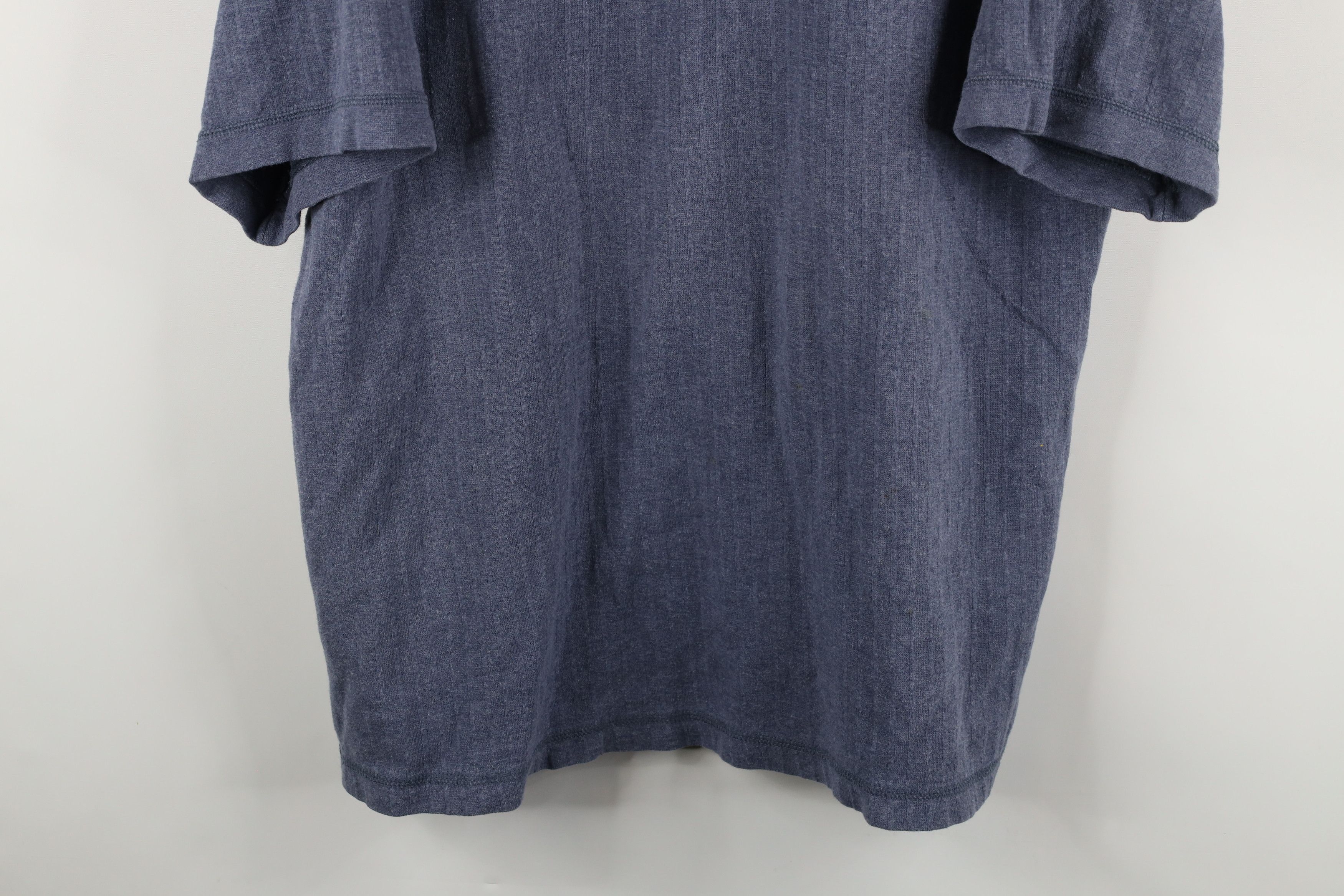 Vintage Vintage 90s Streetwear Heavyweight Ribbed Henley T-Shirt Size US XL / EU 56 / 4 - 3 Thumbnail