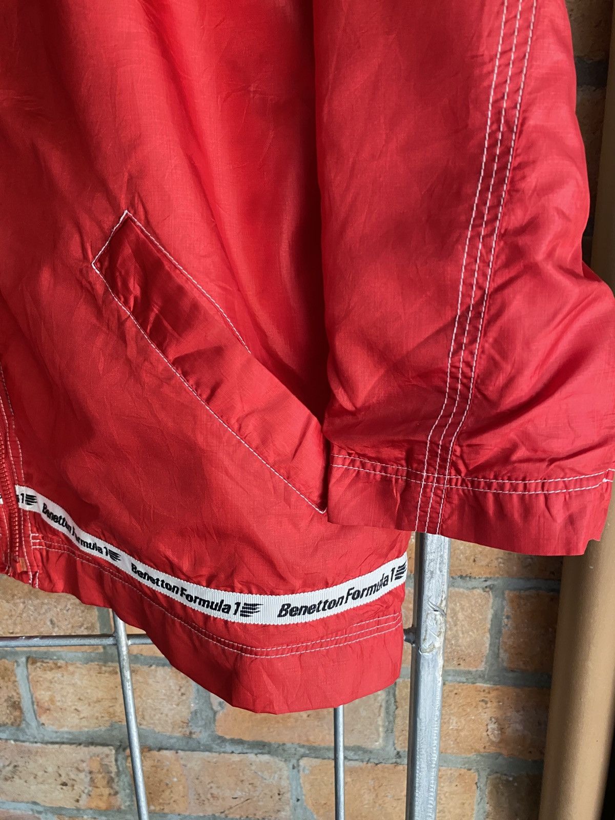 Benetton Benetton Formula 1 Red Racing-Inspired Zip Jacket Size US M / EU 48-50 / 2 - 12 Thumbnail