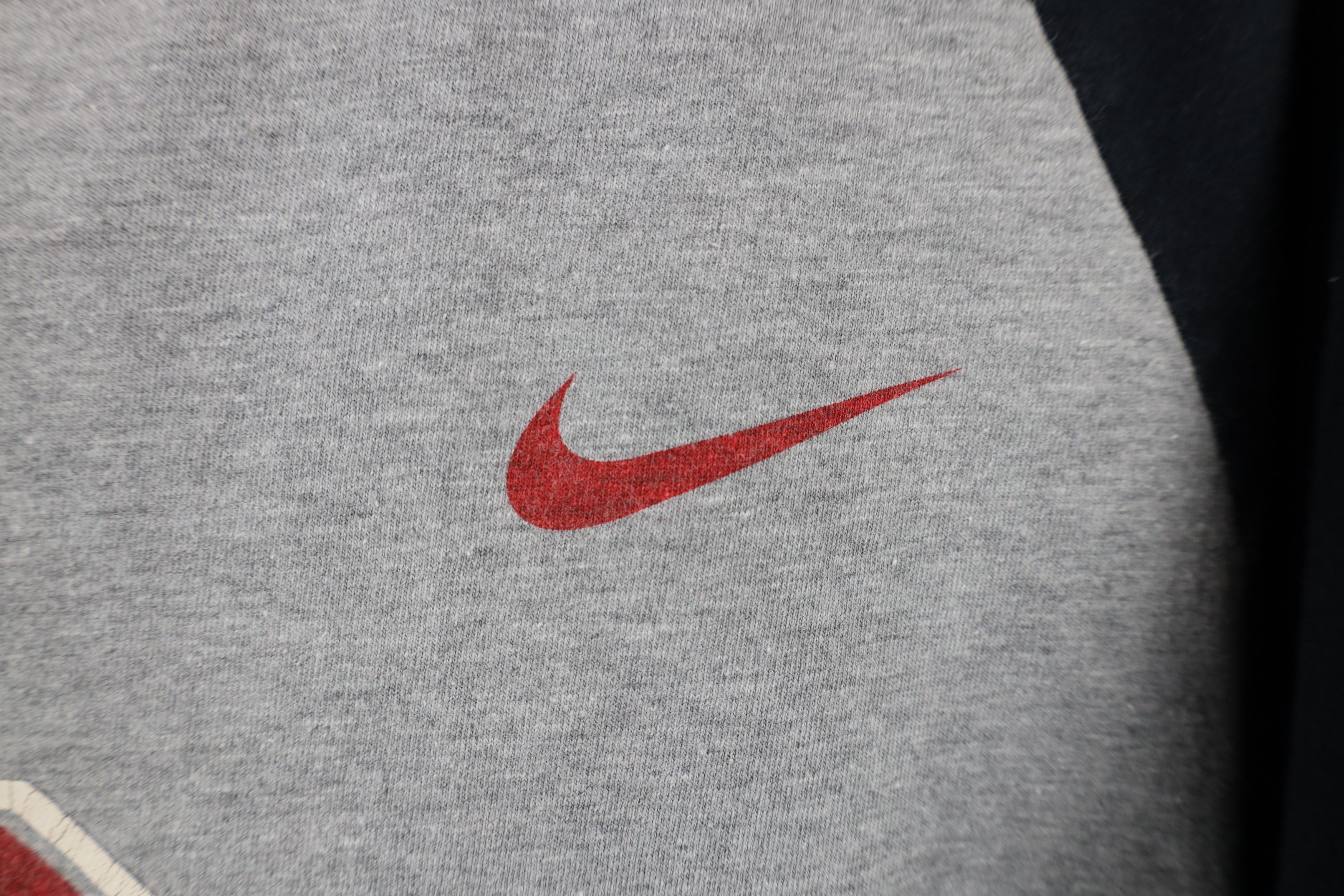 Nike × Vintage Vintage Nike Ohio State University Short Sleeve T-Shirt Gray Size US L / EU 52-54 / 3 - 4 Thumbnail