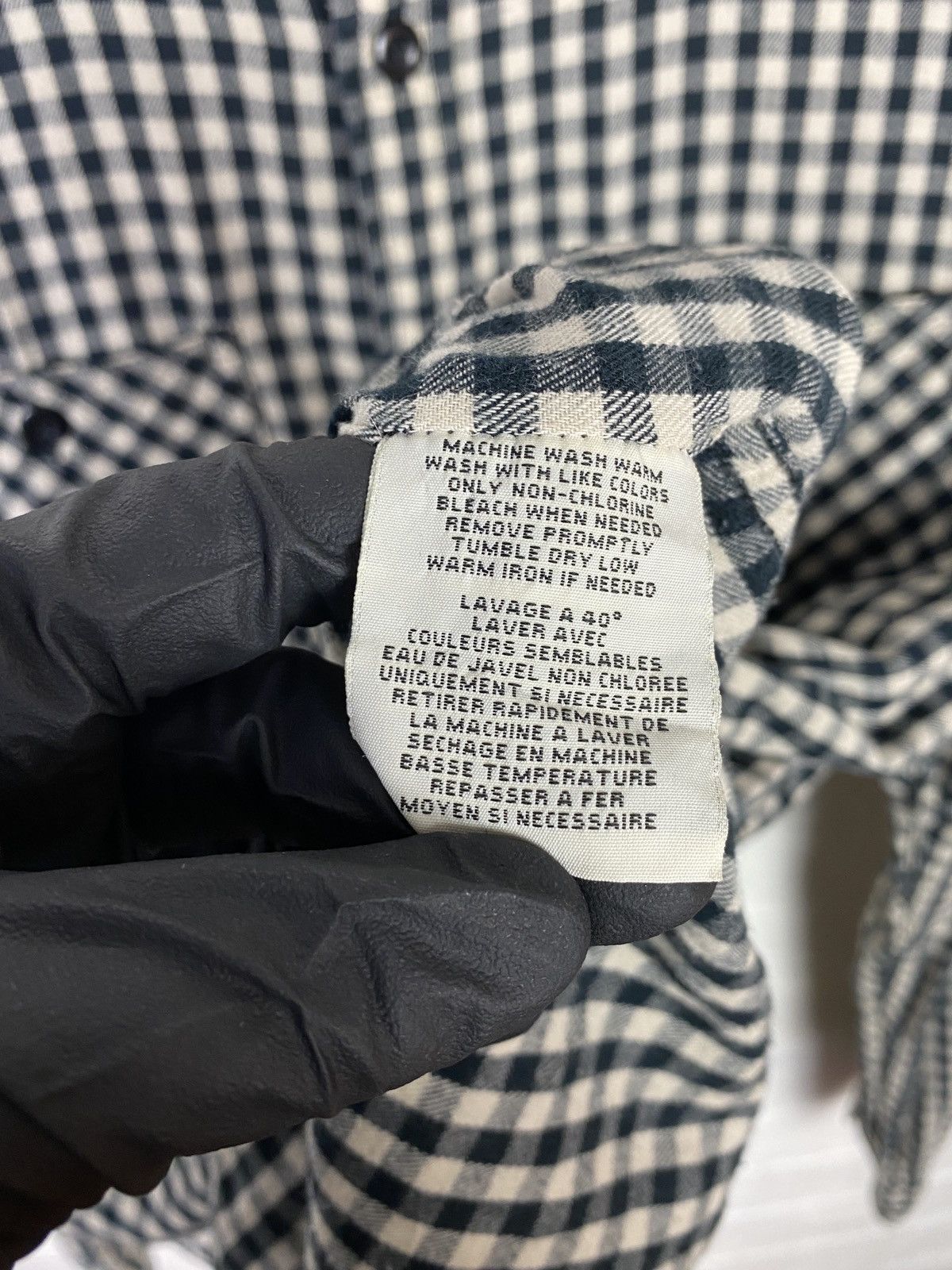 Denim & Supply Ralph Lauren Denim & Supply Ralph Lauren Black Checkered Button Shirt Size US L / EU 52-54 / 3 - 10 Thumbnail