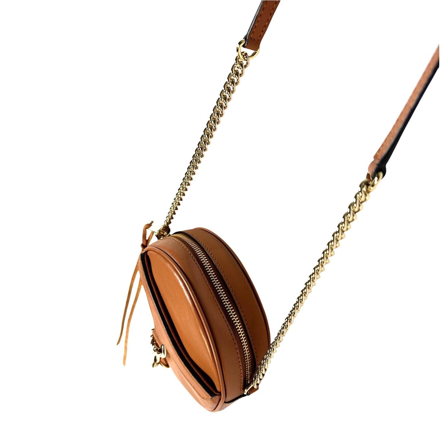 Rebecca Minkoff Vintage Rebecca Minkoff Brown Leather Round Bag w Dust Bag Size ONE SIZE - 13 Thumbnail