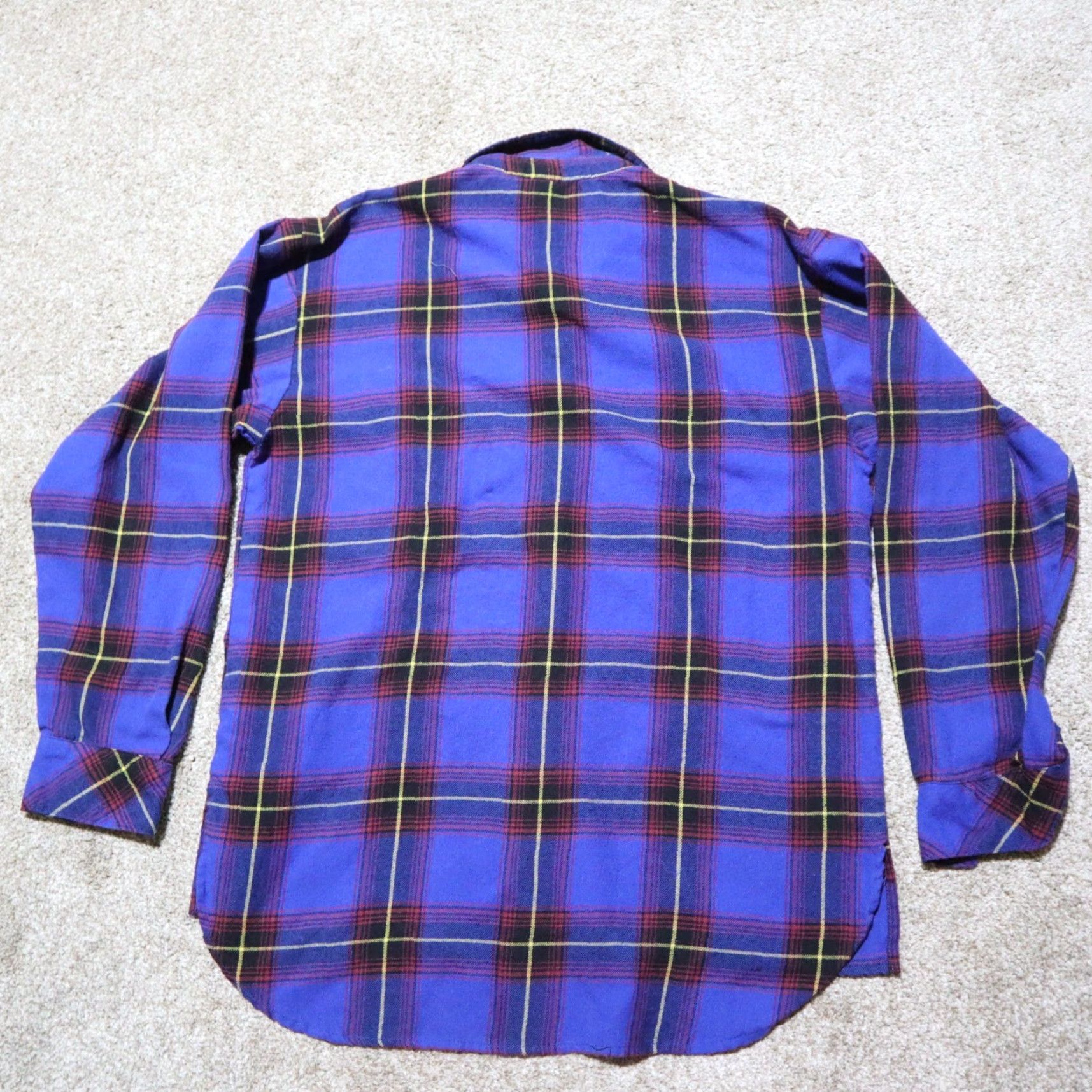 Vintage VINTAGE Wild Fable Collared Plaid Button Front Shirt Blue Yellow Women's XS XS Collared Shirt Casual Womens XS Blue Plaid Button-Up 90s Size XS / US 0-2 / IT 36-38 - 7 Thumbnail