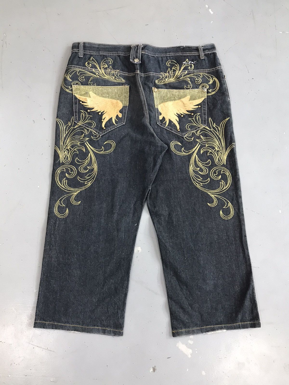 Vintage Vintage victorious wings embroidered denim Size US 40 / EU 56 - 1 Thumbnail