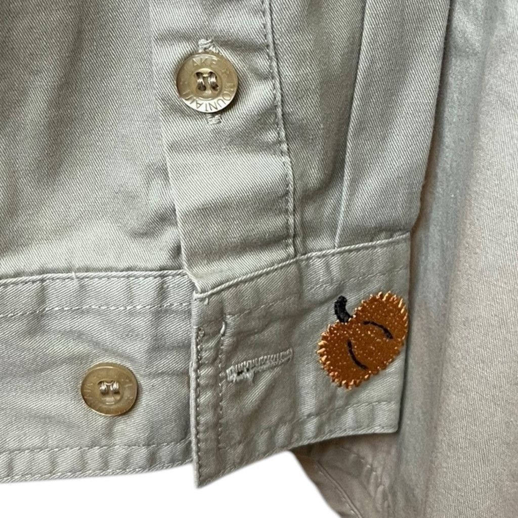Vintage Y2K Mountain Lake Pumpkin Embroidered Button Down Shirt XL Size XL / US 12-14 / IT 48-50 - 3 Thumbnail