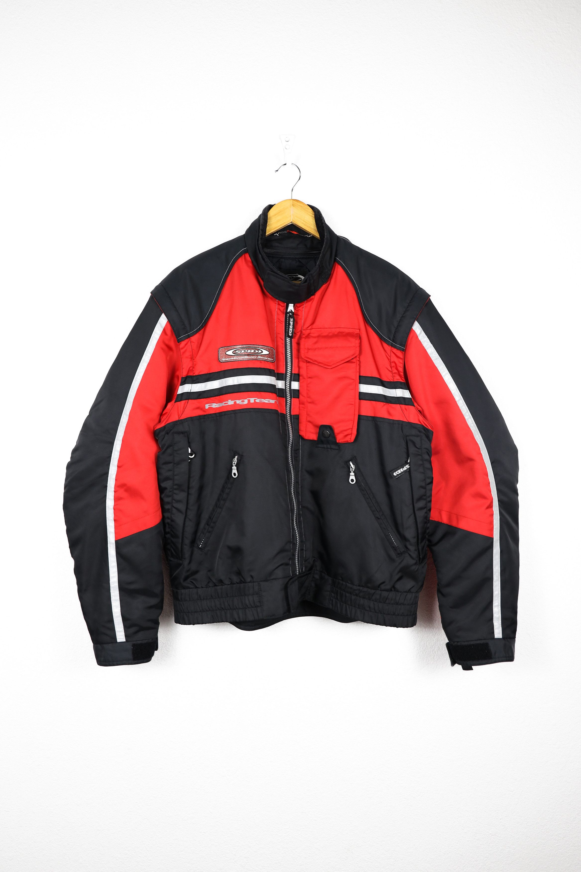 Vintage Vintage Spidi Racing Team Moto Bomber Jacket Y2K 90s Size US XL / EU 56 / 4 - 1 Thumbnail