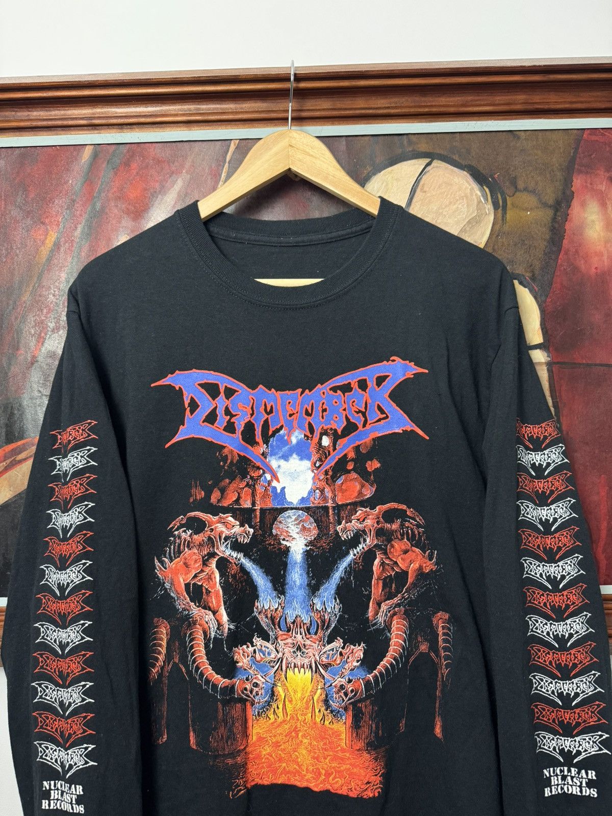 Band Tees Dismember Death Metal Band Longsleeve Nuclear Blast Vintage Size US M / EU 48-50 / 2 - 3 Thumbnail