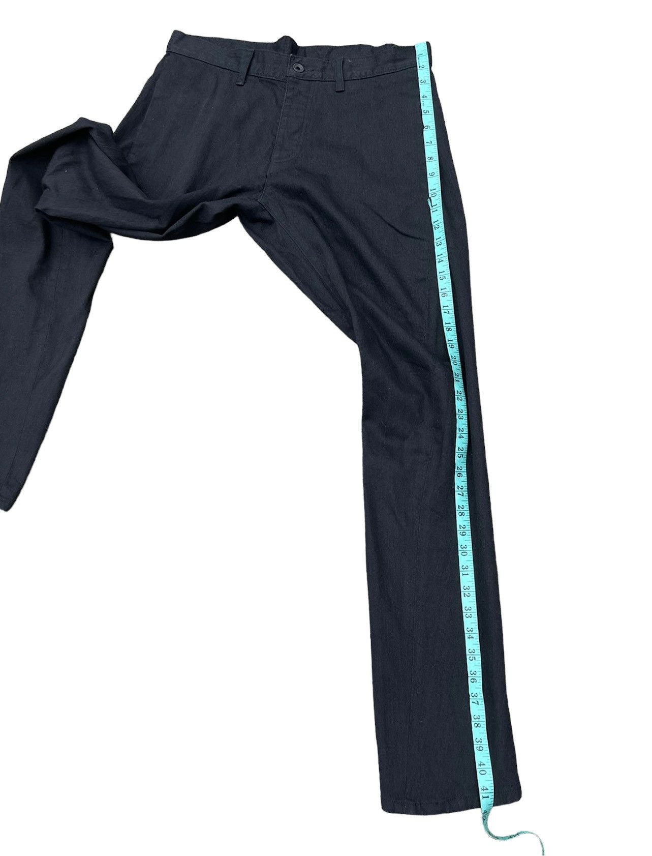 Shellac Shellac Japan Twisted Leg Dark Black Denim Pant Size US 34 / EU 50 - 6 Thumbnail