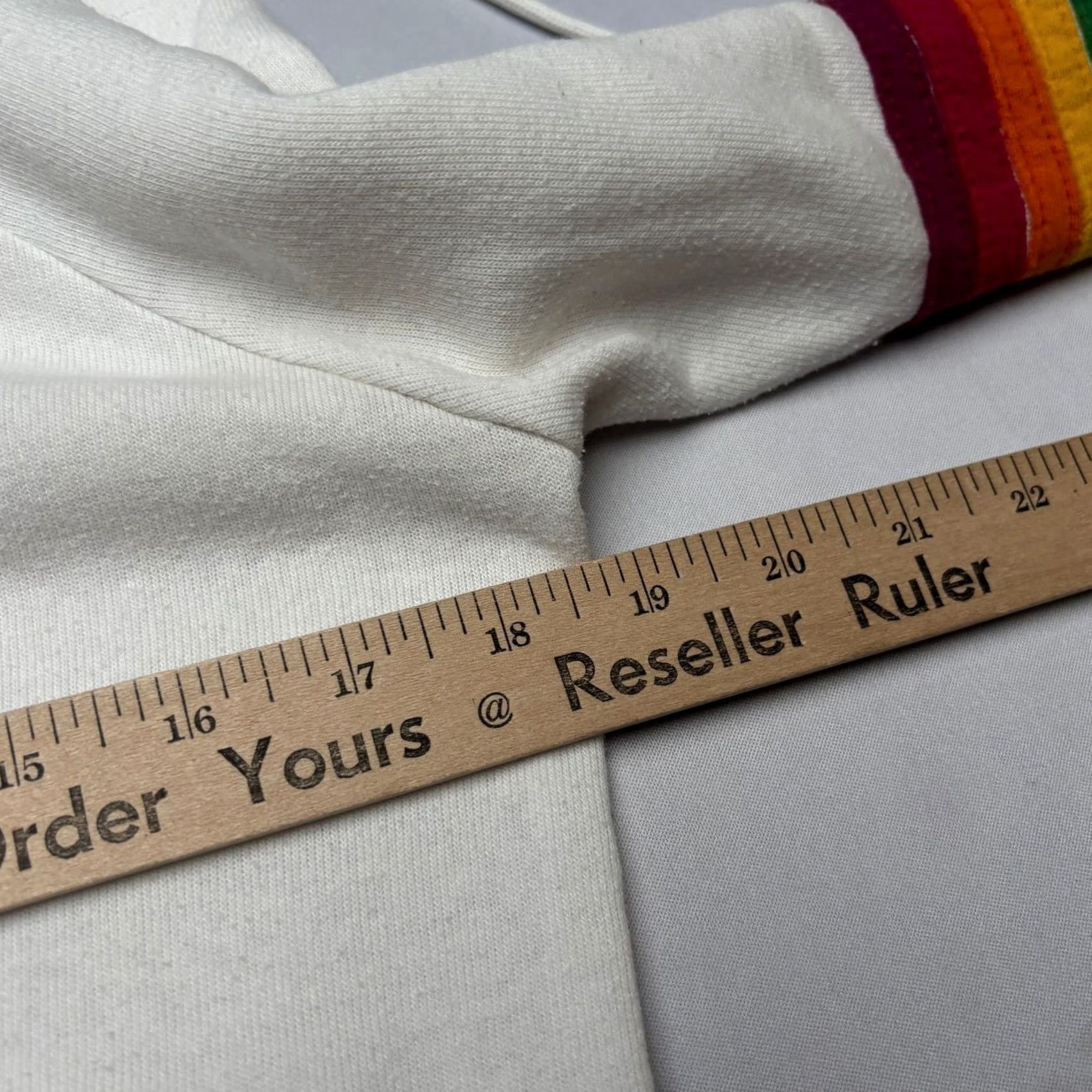 Aviator Nation Aviator Nation Hoodie Full Zip Rainbow Stitch Sleeve Women's XS Retro Loungewear Size XS / US 0-2 / IT 36-38 - 5 Thumbnail