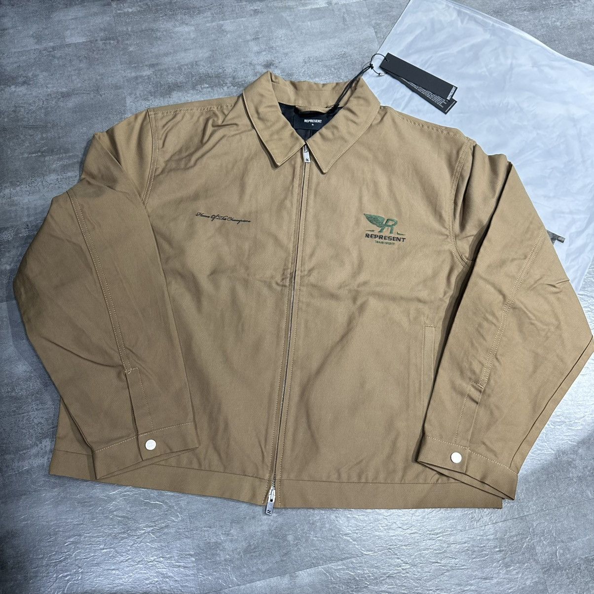 Represent Clo. Represent Team Spirit Jacket - Tan Size US XL / EU 56 / 4 - 1 Thumbnail