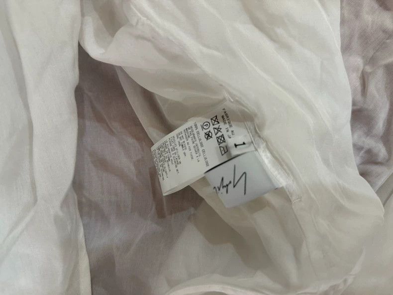 Yohji Yamamoto yohji yamamoto 25SS Recycled Fiber Asymmetric Shirt 2504-Ne Size US S / EU 44-46 / 1 - 5 Thumbnail