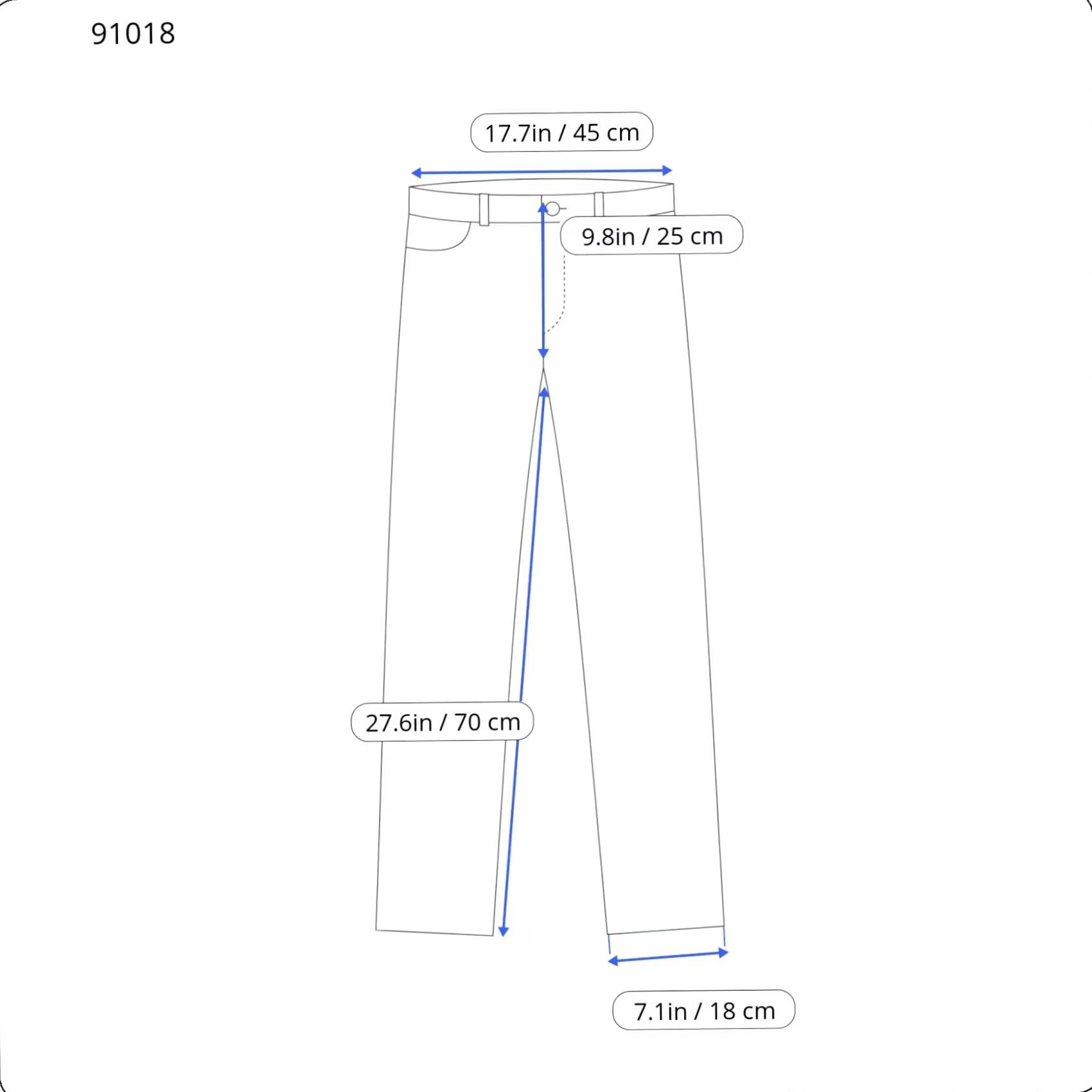Suitsupply Suitsupply Brescia Trousers Men UK 34S Pure Wool Pleated Turn Up Patterned Zip Dress Pants Slim Blue Size US 34 / EU 50 - 2 Thumbnail
