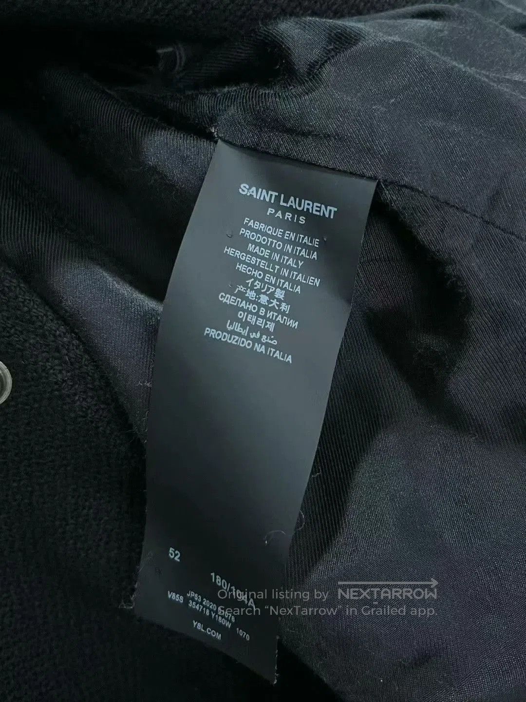 Saint Laurent Paris saint laurent black and white baseball jacket. Size US L / EU 52-54 / 3 - 7 Thumbnail